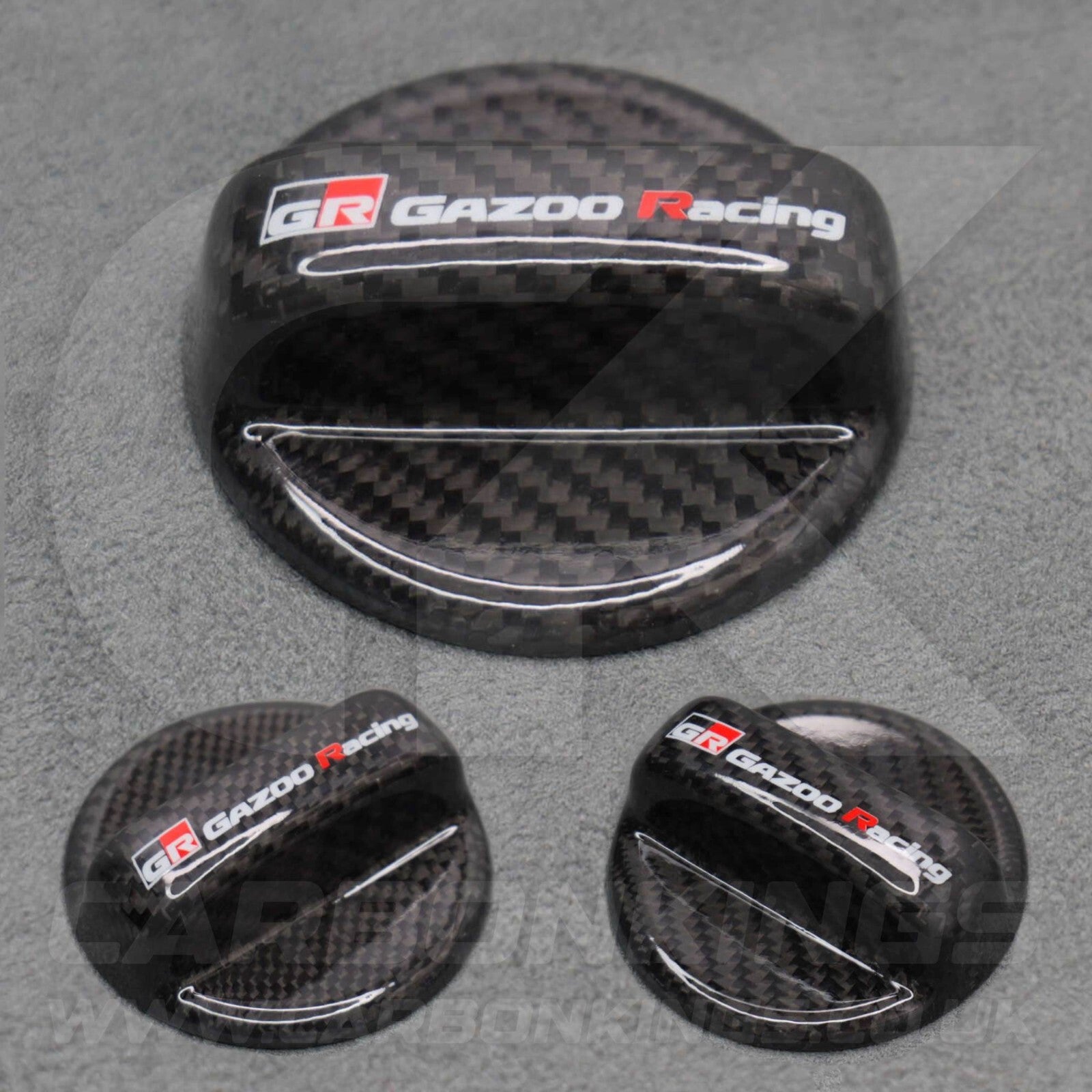 Toyota GR Sport Real Carbon Fibre Gazoo Racing Fuel Filler Cap Yaris Supra GR86
