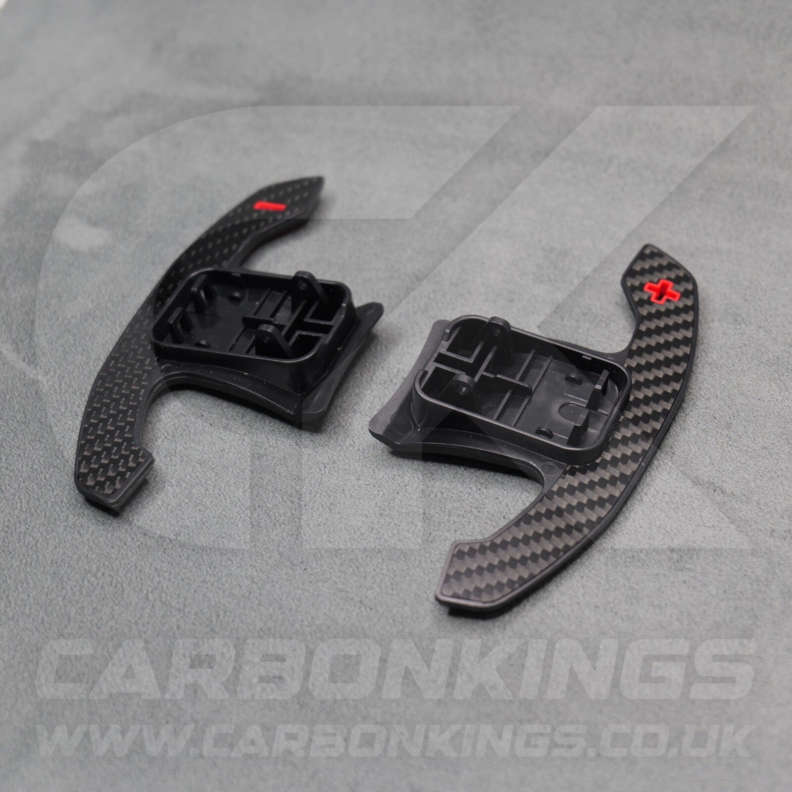 BMW Genuine Carbon Fibre & Red Gear Shifter Paddles F22 F23 F45 F46 F30 G20 G30