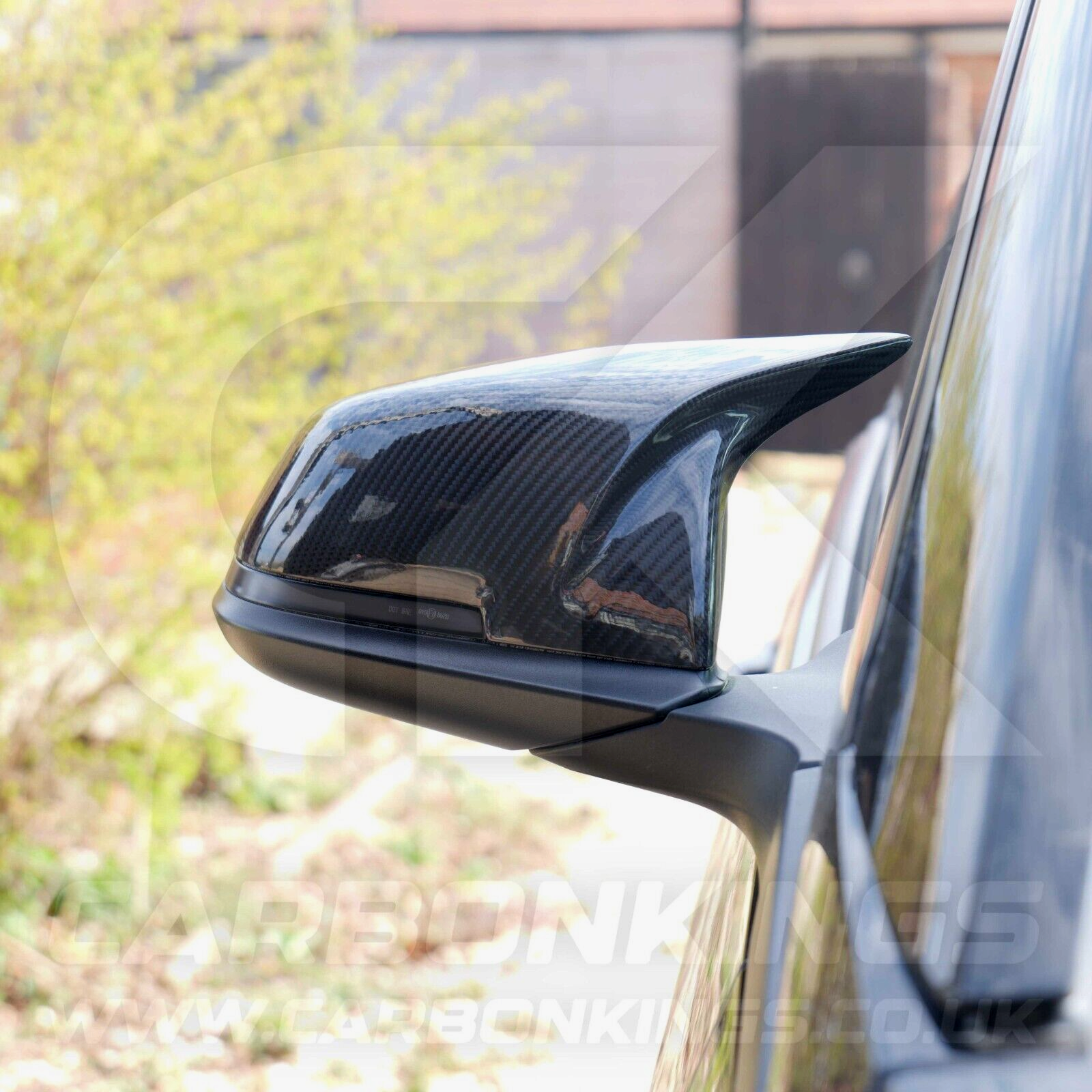BMW M Style Real Carbon Fibre Mirror Covers for 1 2 3 4 F20 F22 F30 F32 i3 i3S +