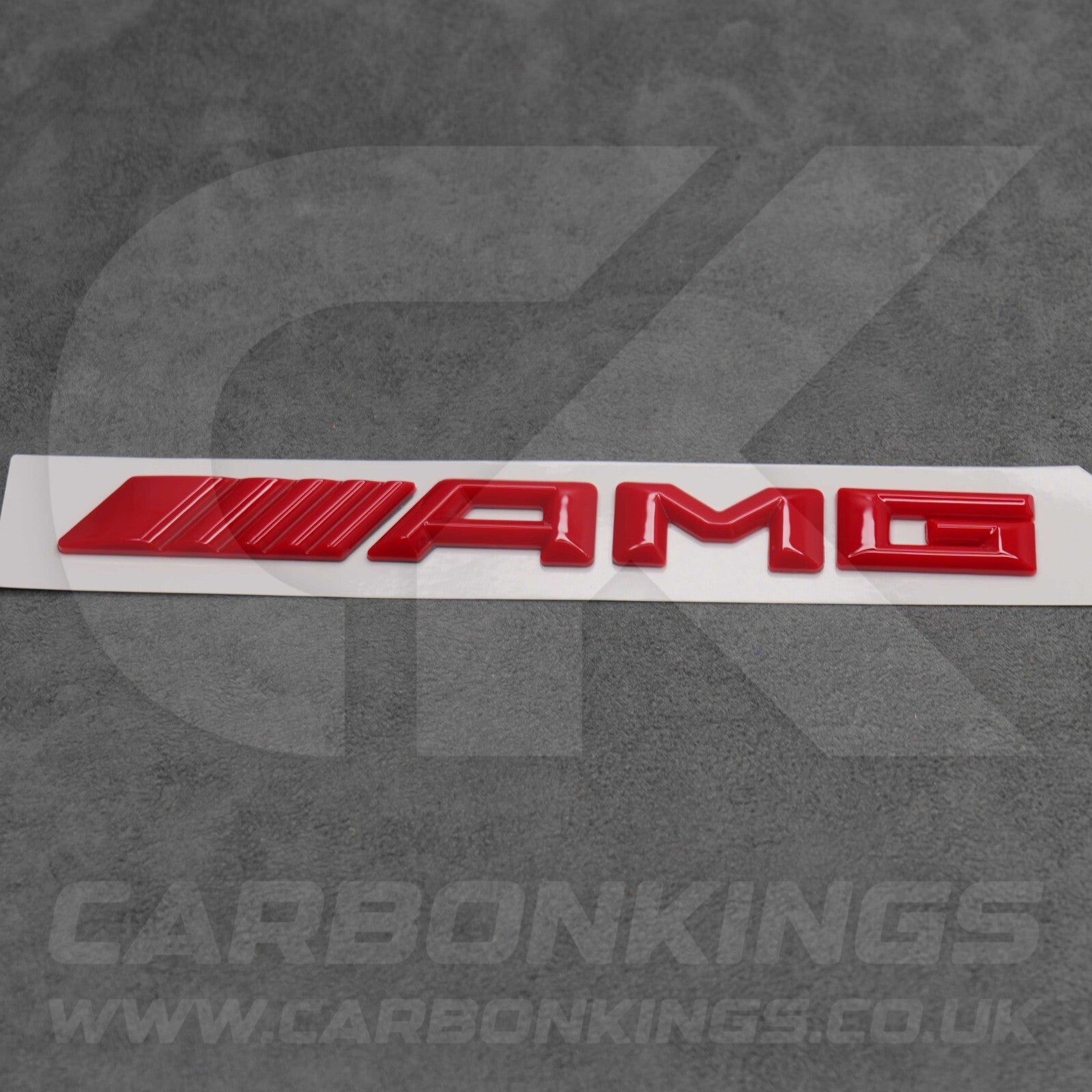 Mercedes Gloss Red AMG Boot Badge Letters C43 C63 E43 E63 A35 A45 S43 S63 GLC