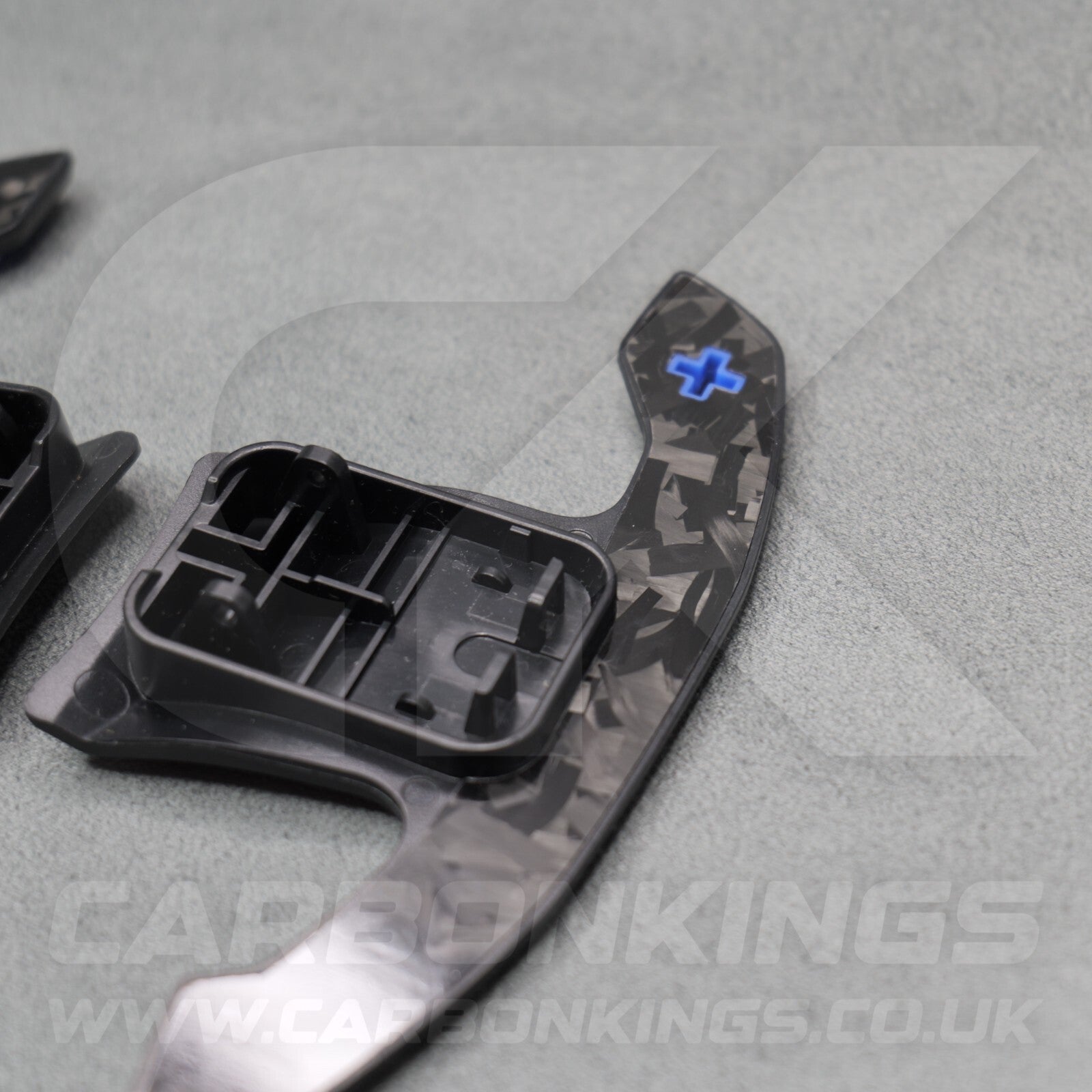 BMW Genuine Forged Carbon Fibre & Blue Gear Shifter Paddles F80 M3 F82 M4 M2 F30