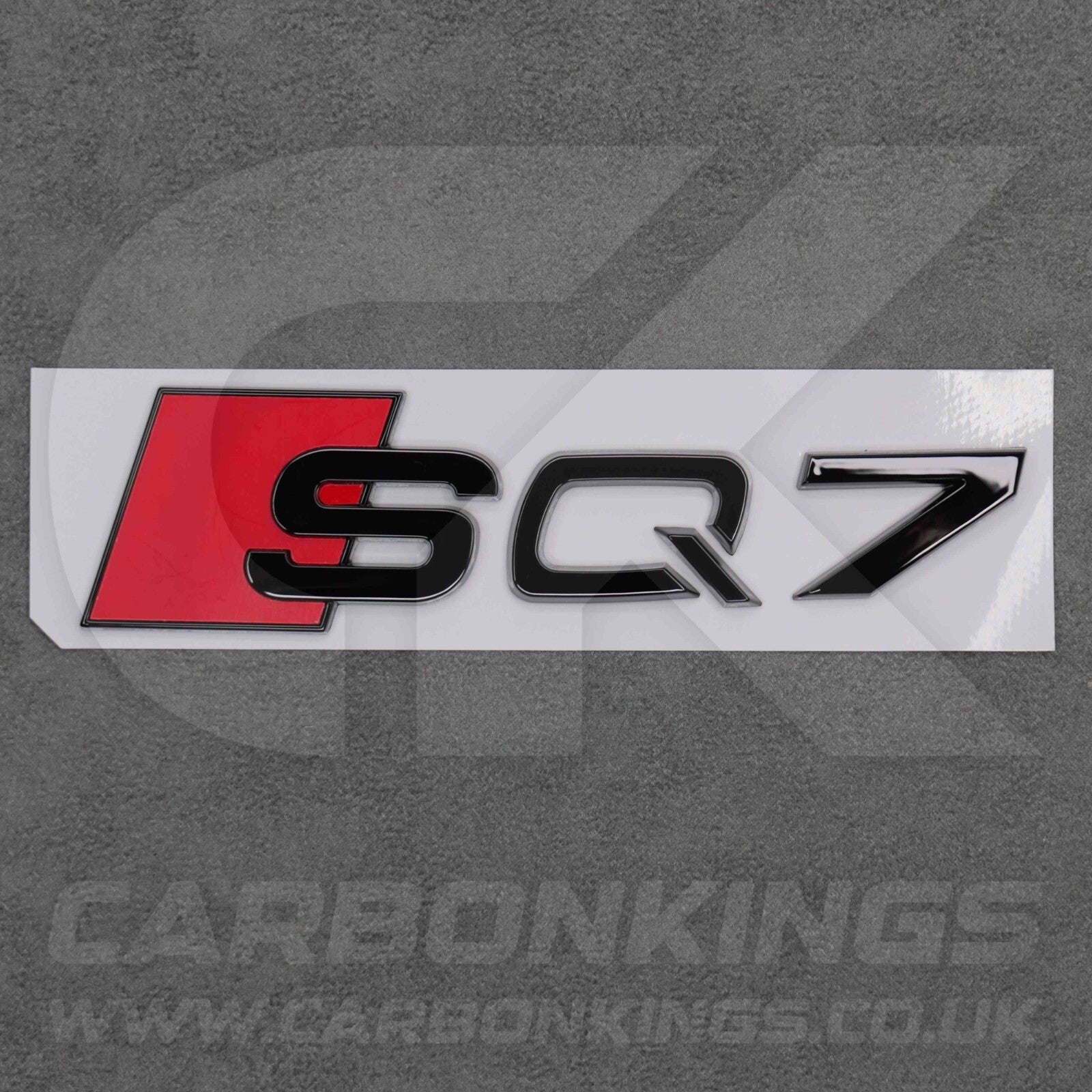 148 x 37mm Audi SQ7 Gloss Black Boot Rear Badge Letters Logo Emblem S 4L 4M