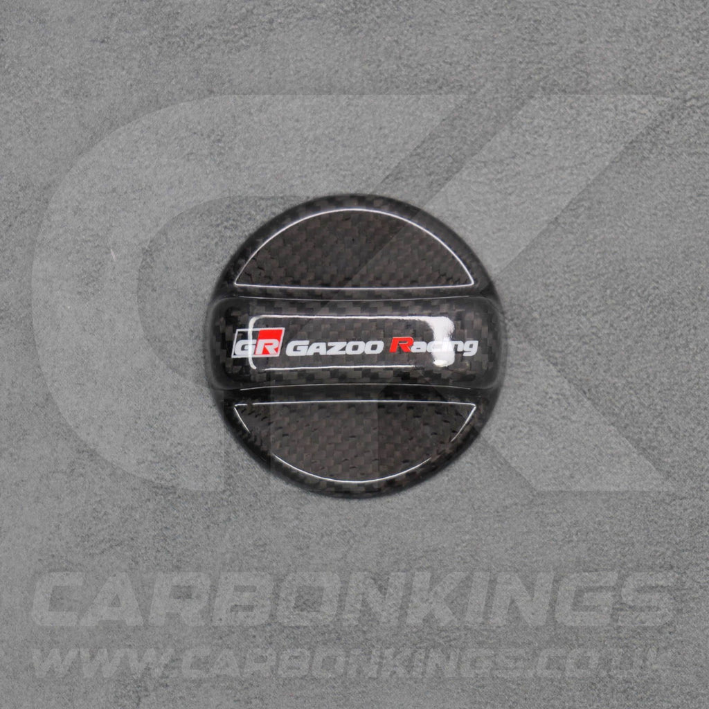 Toyota GR Sport Real Carbon Fibre Gazoo Racing Fuel Filler Cap Yaris Supra GR86