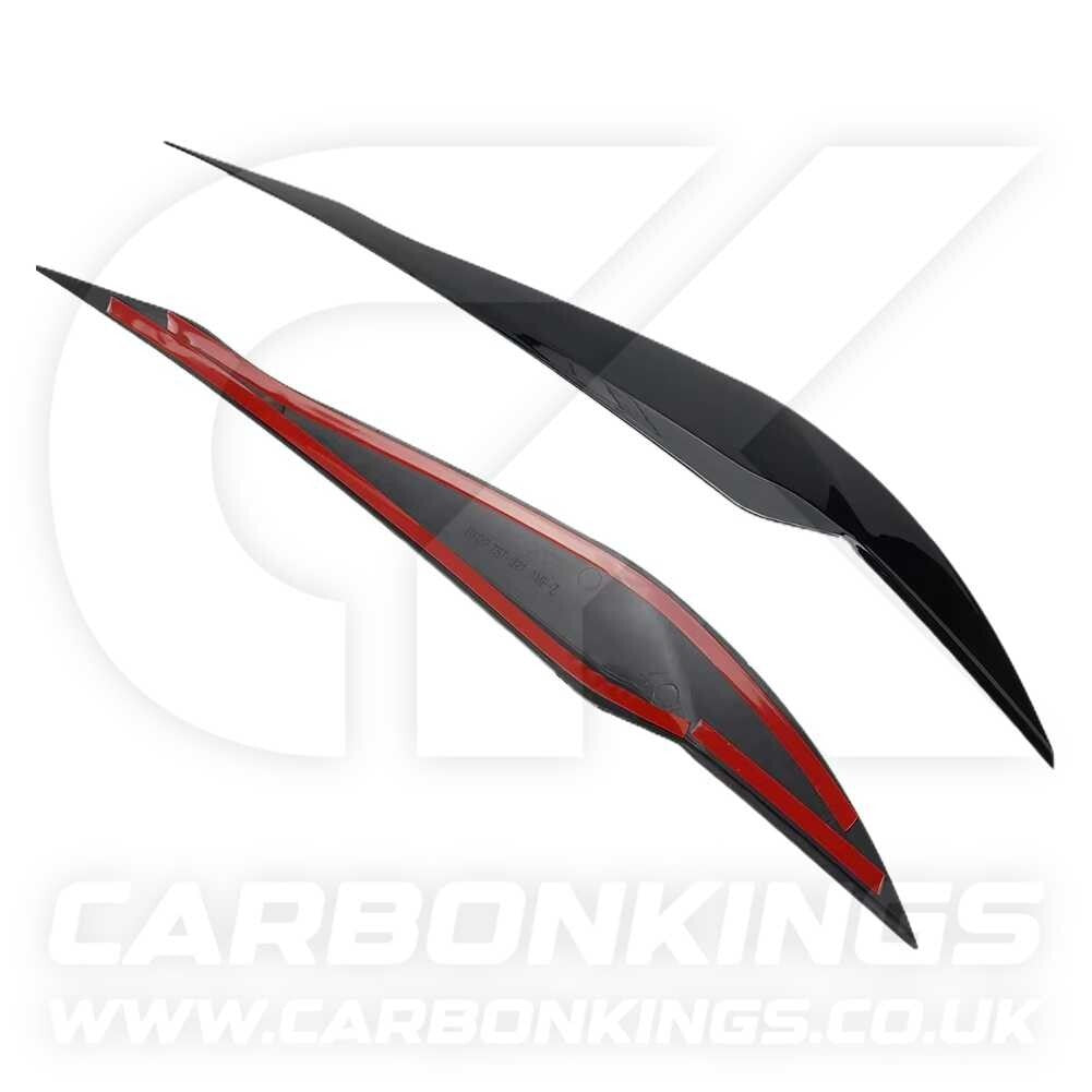 BMW Gloss Black Headlight Eyebrow Trims for 3 Series F30 & F35 2013 - 2018