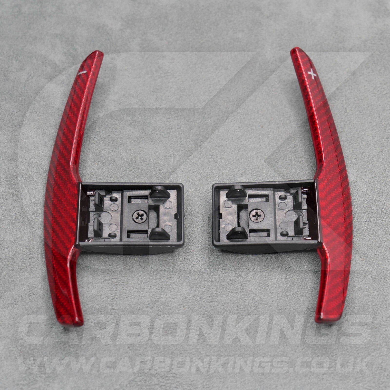 Genuine Red Carbon Fibre Gear Paddle Shifters BMW F80 M3 F82 F83 M4 F87 M2 F30 +