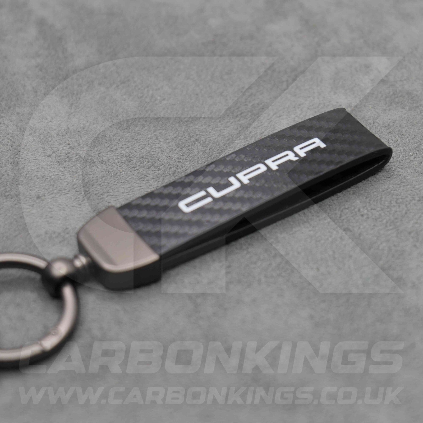 CUPRA Carbon Fibre Key Ring Chain VZ Born Ateca Leon Formentor Tavascan Terramar