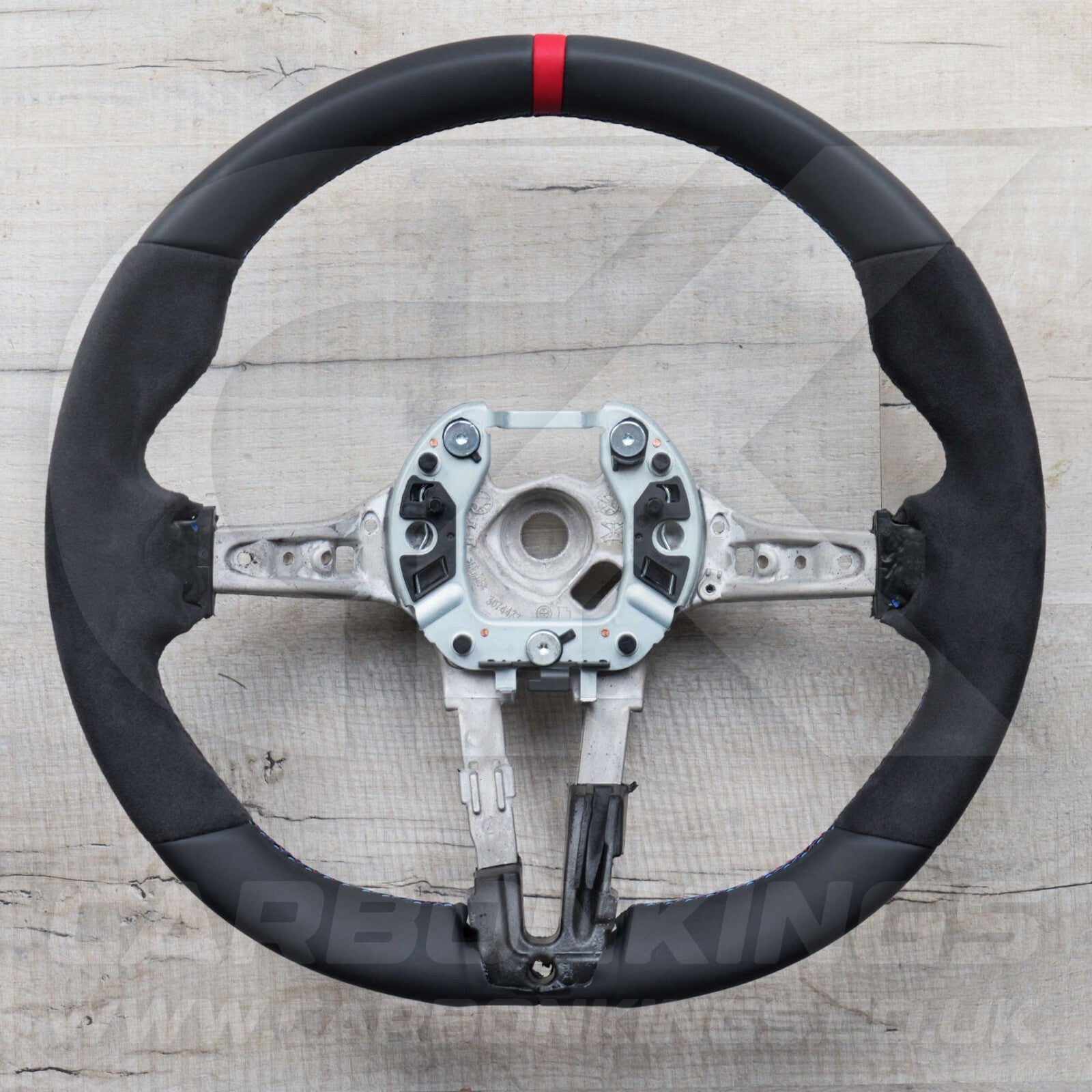 BMW Alcantara M Sport Red Steering Wheel 1 2 3 4 X1 X3 X4 X5 X6 M2 M3 M4 F80 +