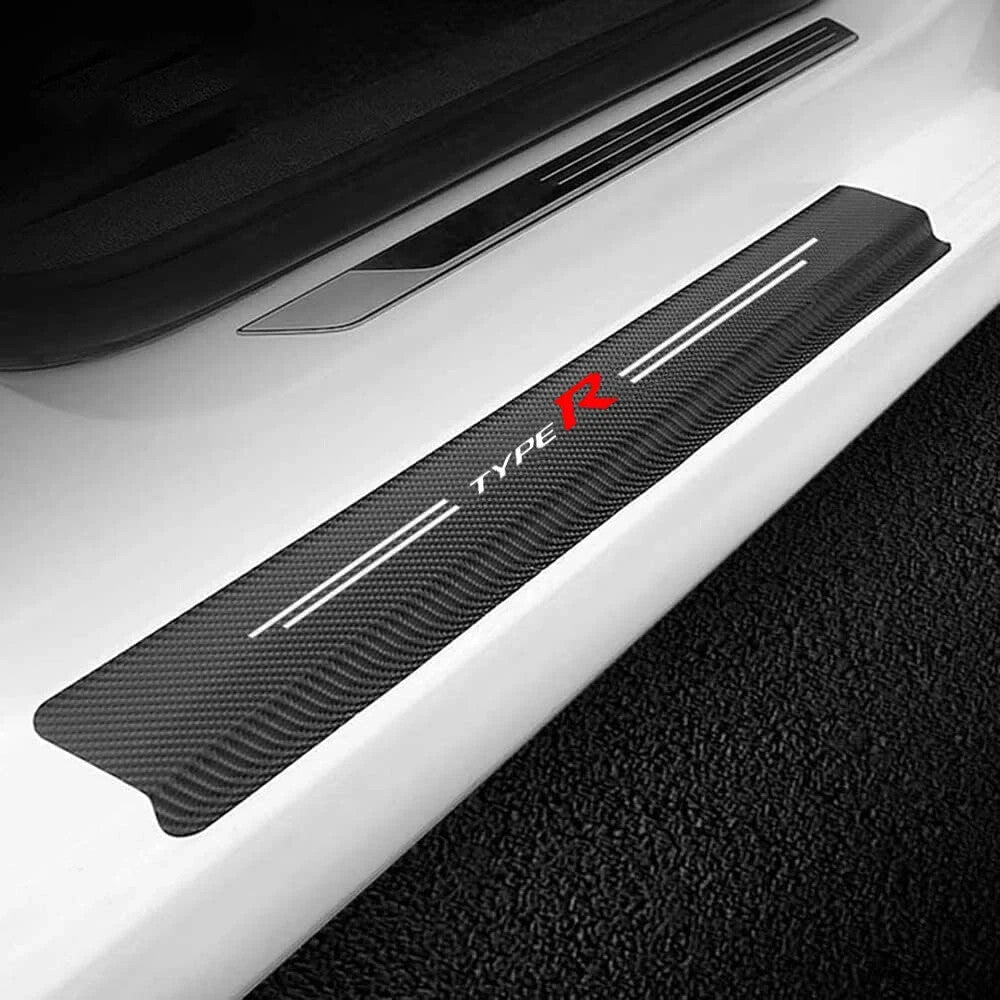 Honda Civic Type R Carbon Fibre Anti Scratch 4 Door Sill Protectors Integra