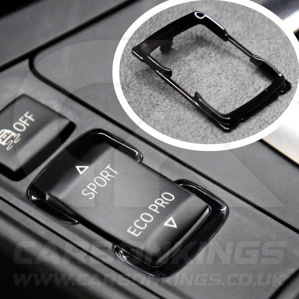 BMW Black Sport Eco Centre Button Trim F20 F21 F22 F30 F32 F33 F36 i3 i3S +