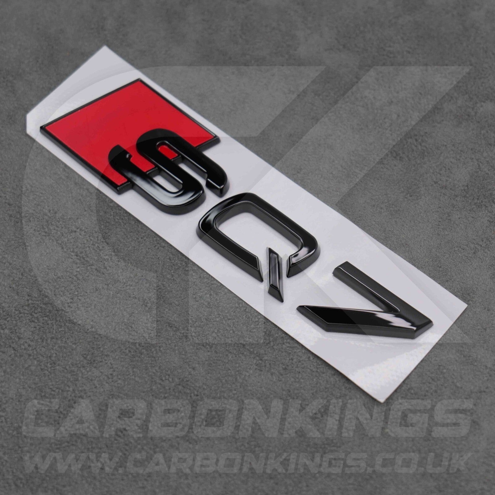 148 x 37mm Audi SQ7 Gloss Black Boot Rear Badge Letters Logo Emblem S 4L 4M