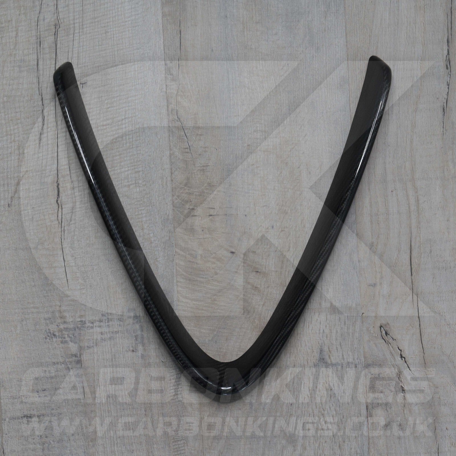 Alfa Romeo Giulia Quadrifoglio Real Carbon Fibre V Shield Grill Frame Cover Trim