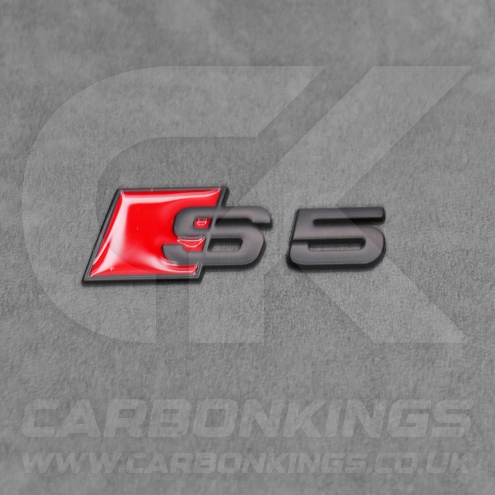 Audi S5 Matte Black Boot Rear Badge Letters Logo Emblem B8 8T B8.5 8.5T B9 B10