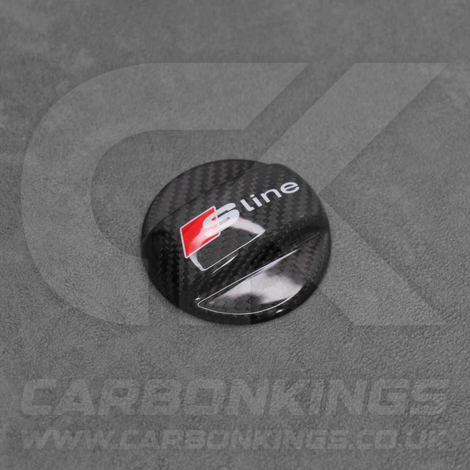 Audi S Line Genuine Carbon Fibre Fuel Cap Cover S1 S3 S4 S5 S6 A1 A3 A4 A5 A6 A7