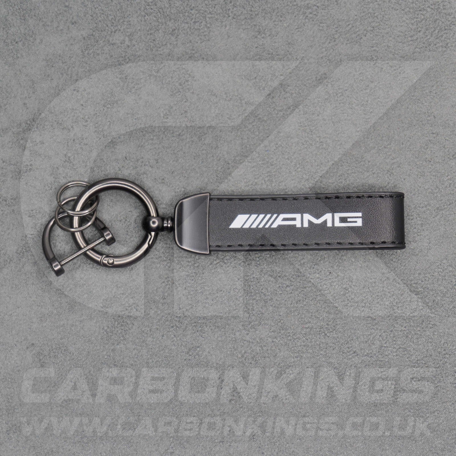 Mercedes AMG Black Leather Key Ring C63 C43 A45 E43 E63 A35 A E C S G CLA Class