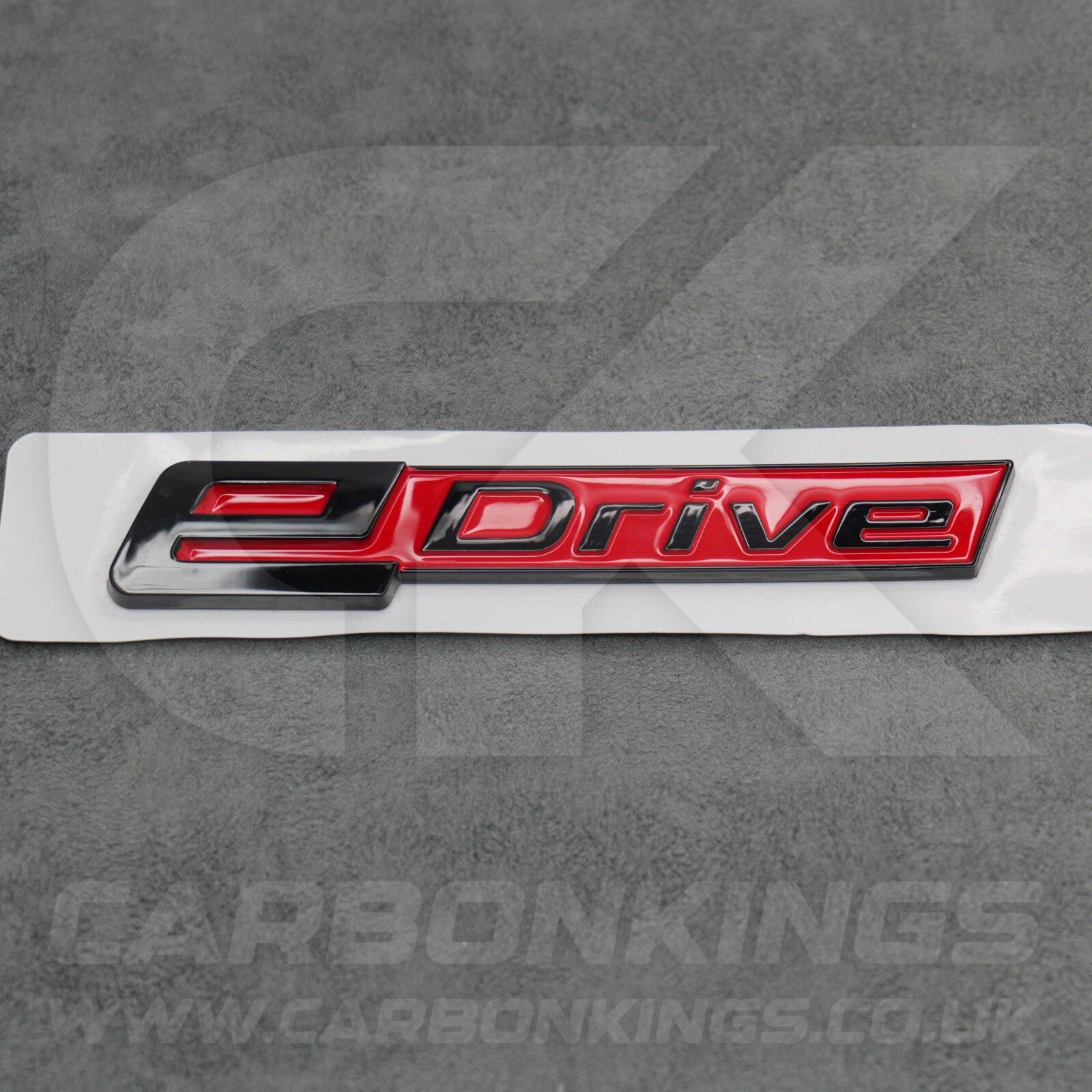 BMW Red & Black eDrive Rear Emblem Boot Badge Logo BMW i3 i3s i8 iX Electric