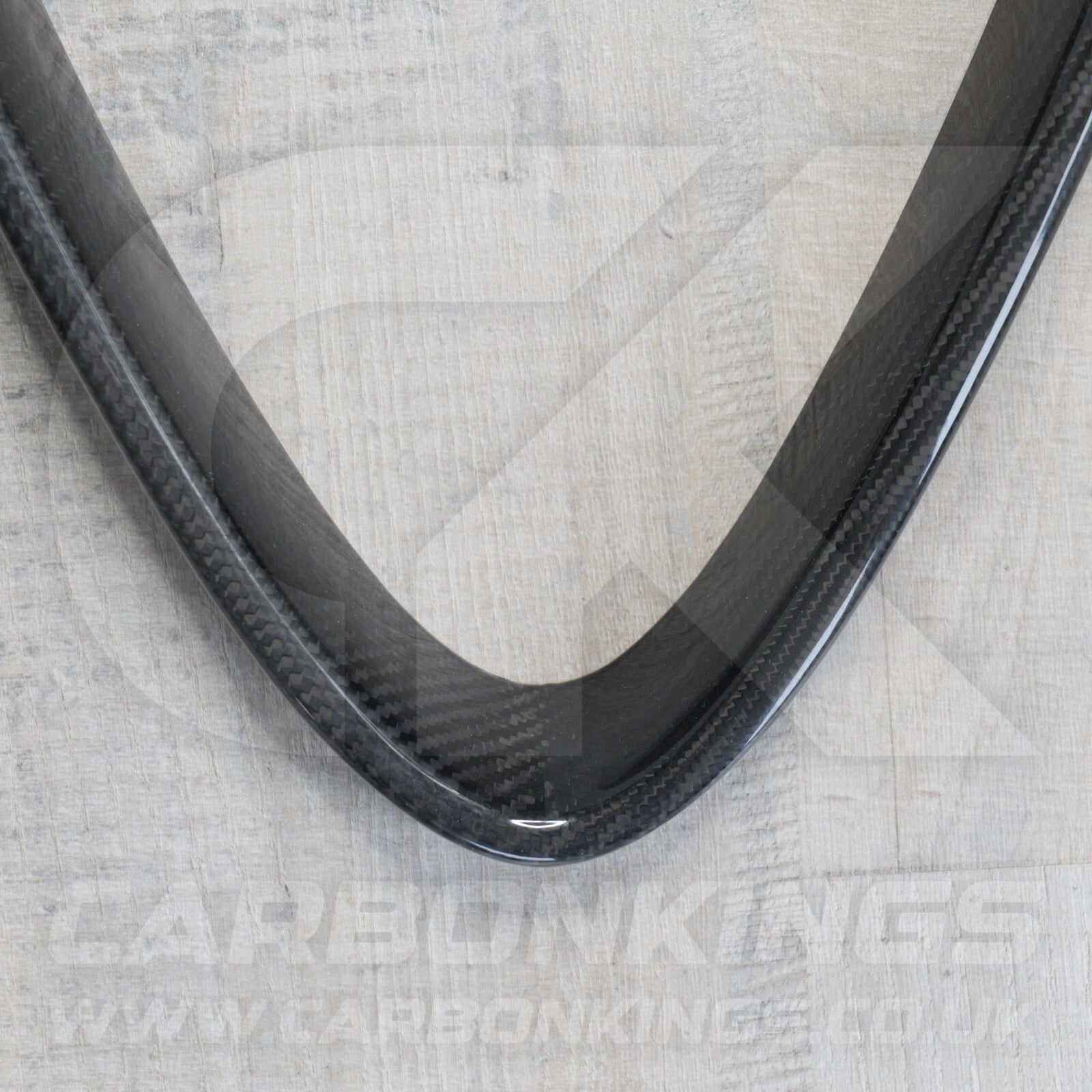 Alfa Romeo Giulia Quadrifoglio Real Carbon Fibre V Shield Grill Frame Cover Trim