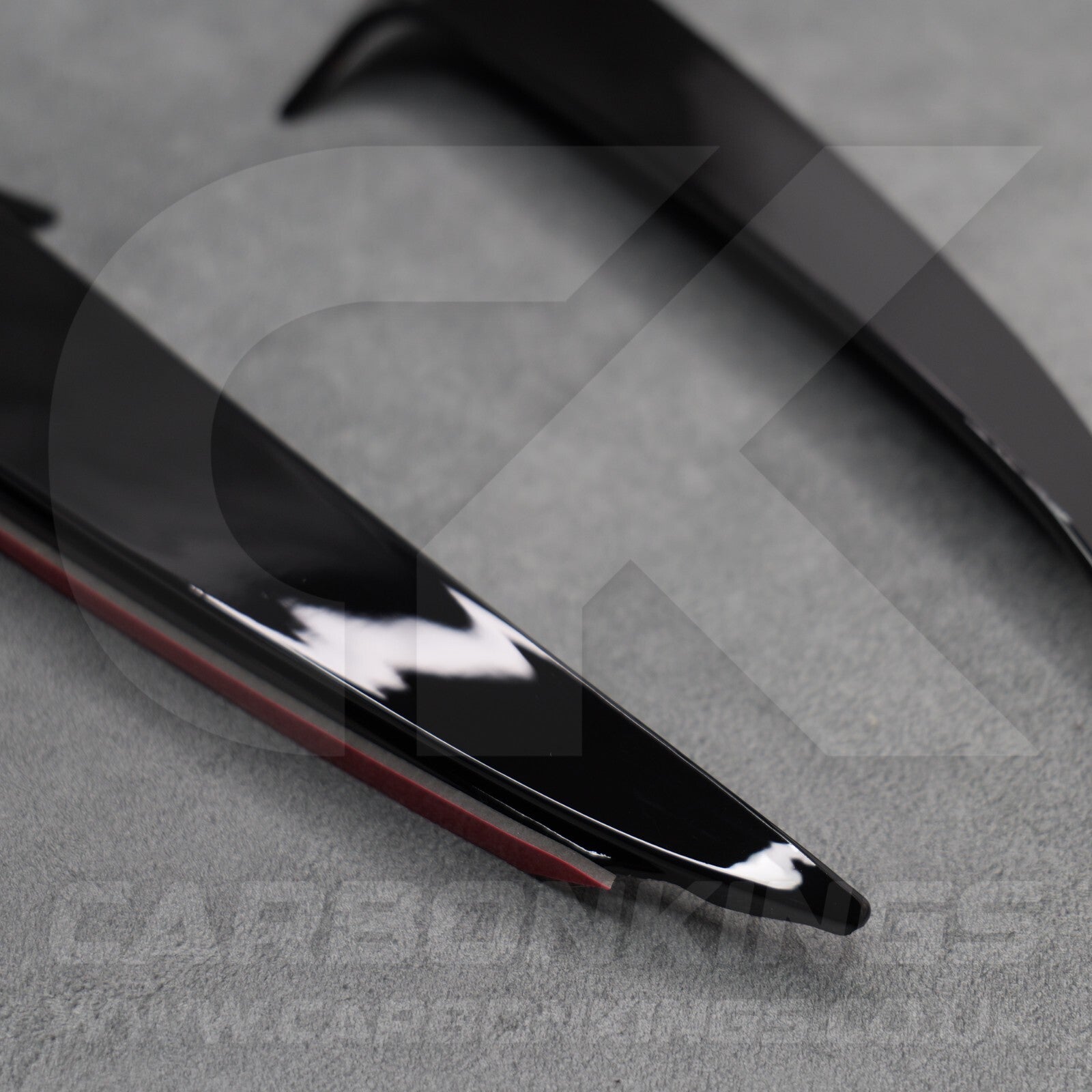 Mercedes C43 C63 Saloon Gloss Black Rear Bumper Side Vent Trims W205 C Class AMG