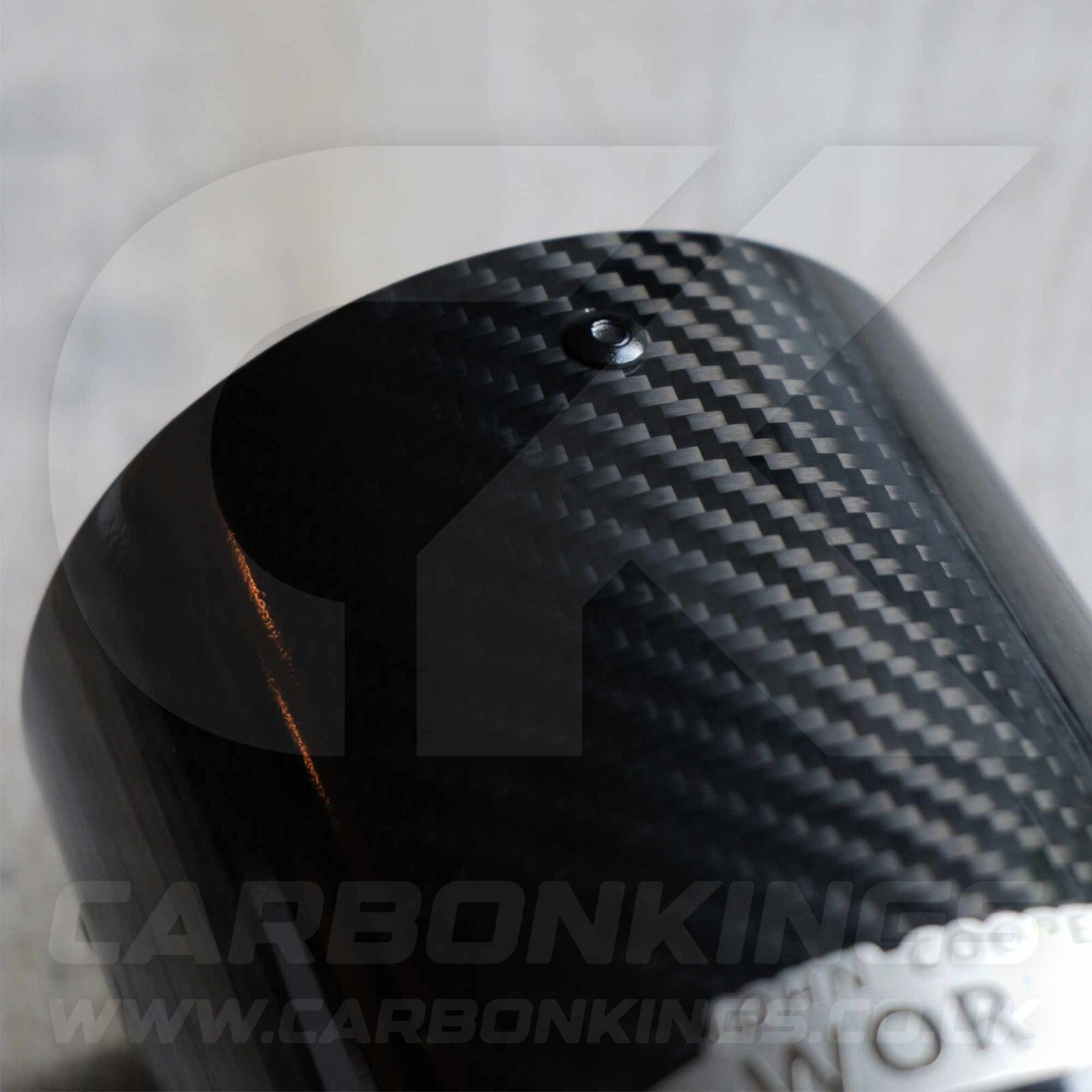85mm Mini JCW Carbon Fibre Exhaust Tip F54 F55 F56 F57 F60 R55 R59 Cooper S SD