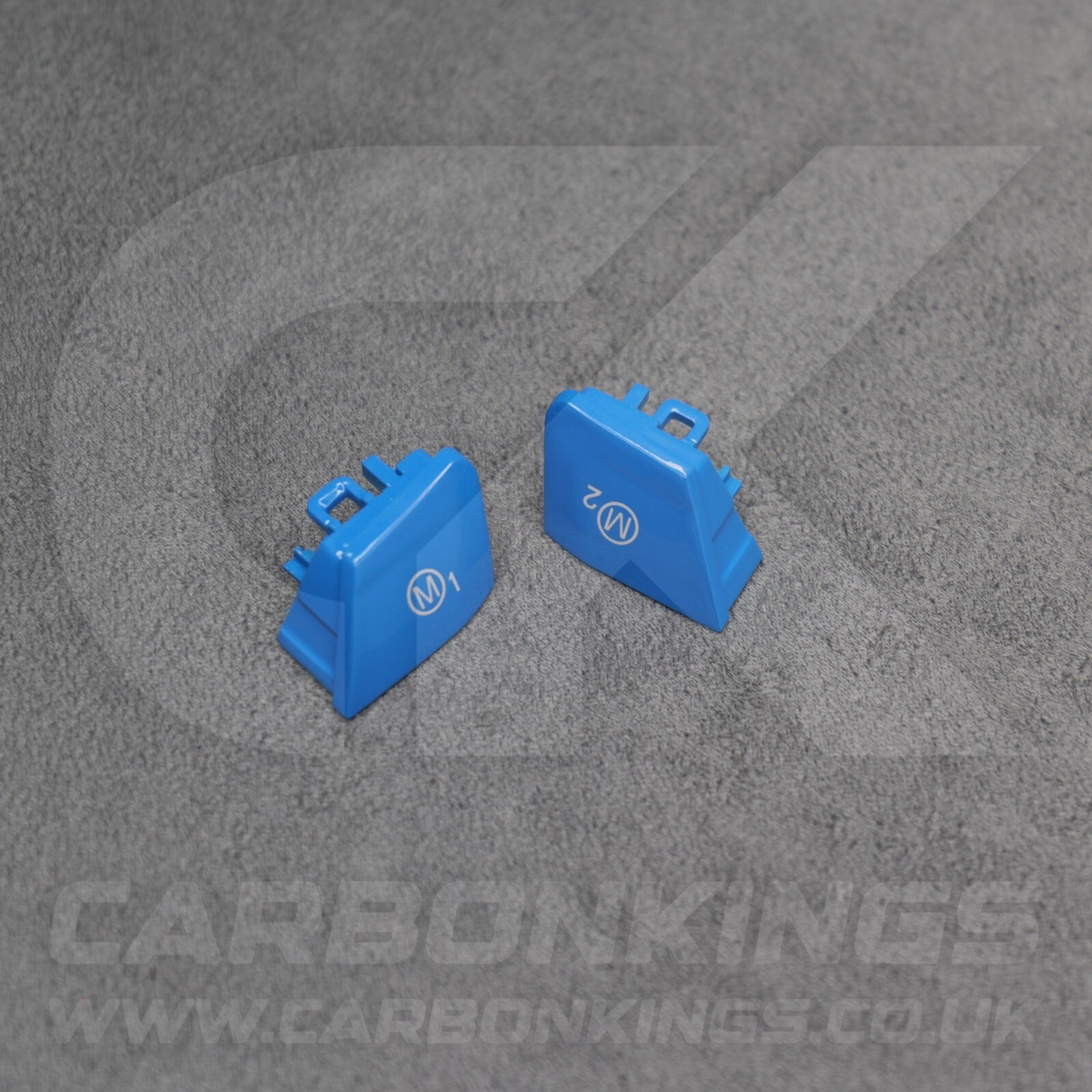 BMW Blue M1 & M2 Buttons Set for M2 M3 M4 M5 M6 X5M X6M F80 F82 F83 F85 F87 M