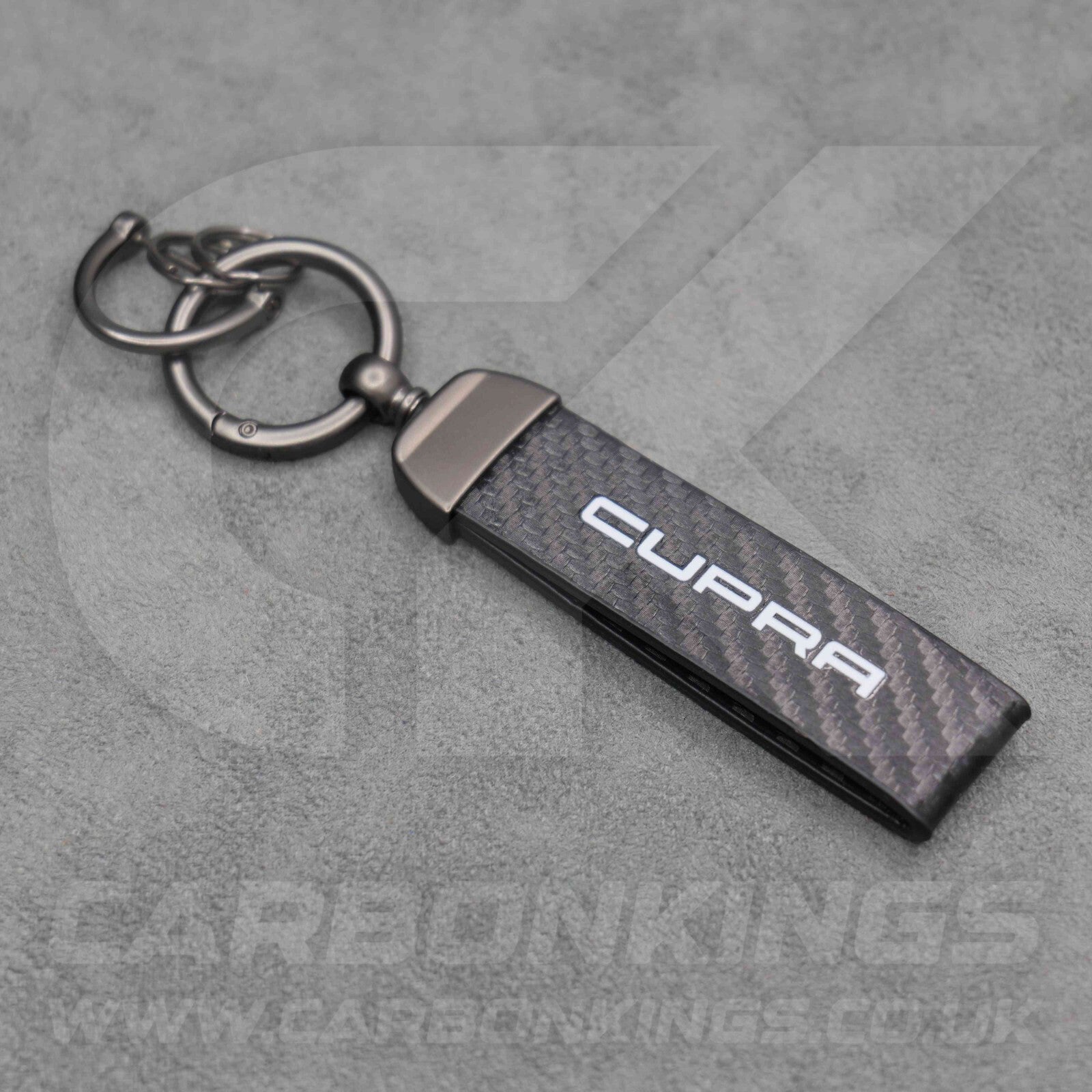 CUPRA Carbon Fibre Key Ring Chain VZ Born Ateca Leon Formentor Tavascan Terramar