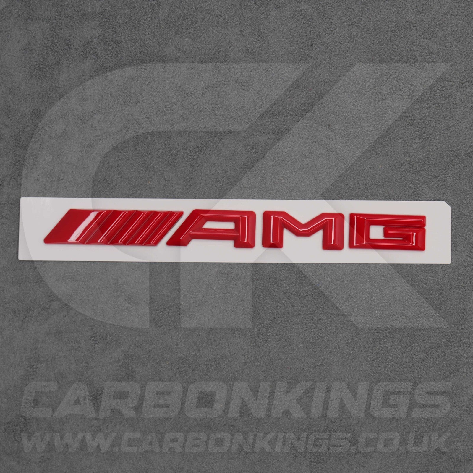 Mercedes Gloss Red AMG Boot Badge Letters C43 C63 E43 E63 A35 A45 S43 S63 GLC