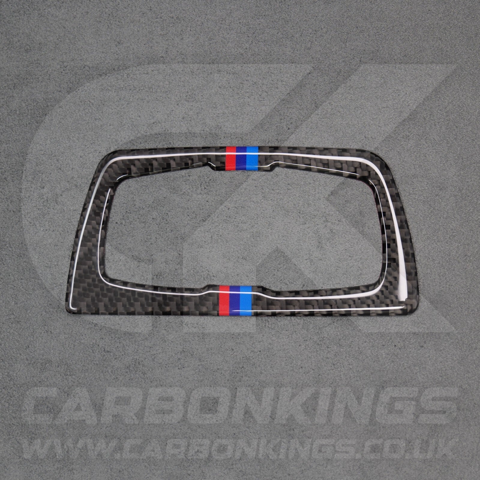 BMW Carbon Fibre M Stripe Headlight Switch Trim F30 F34 F80 M3 F82 M4 M5 F87 M2