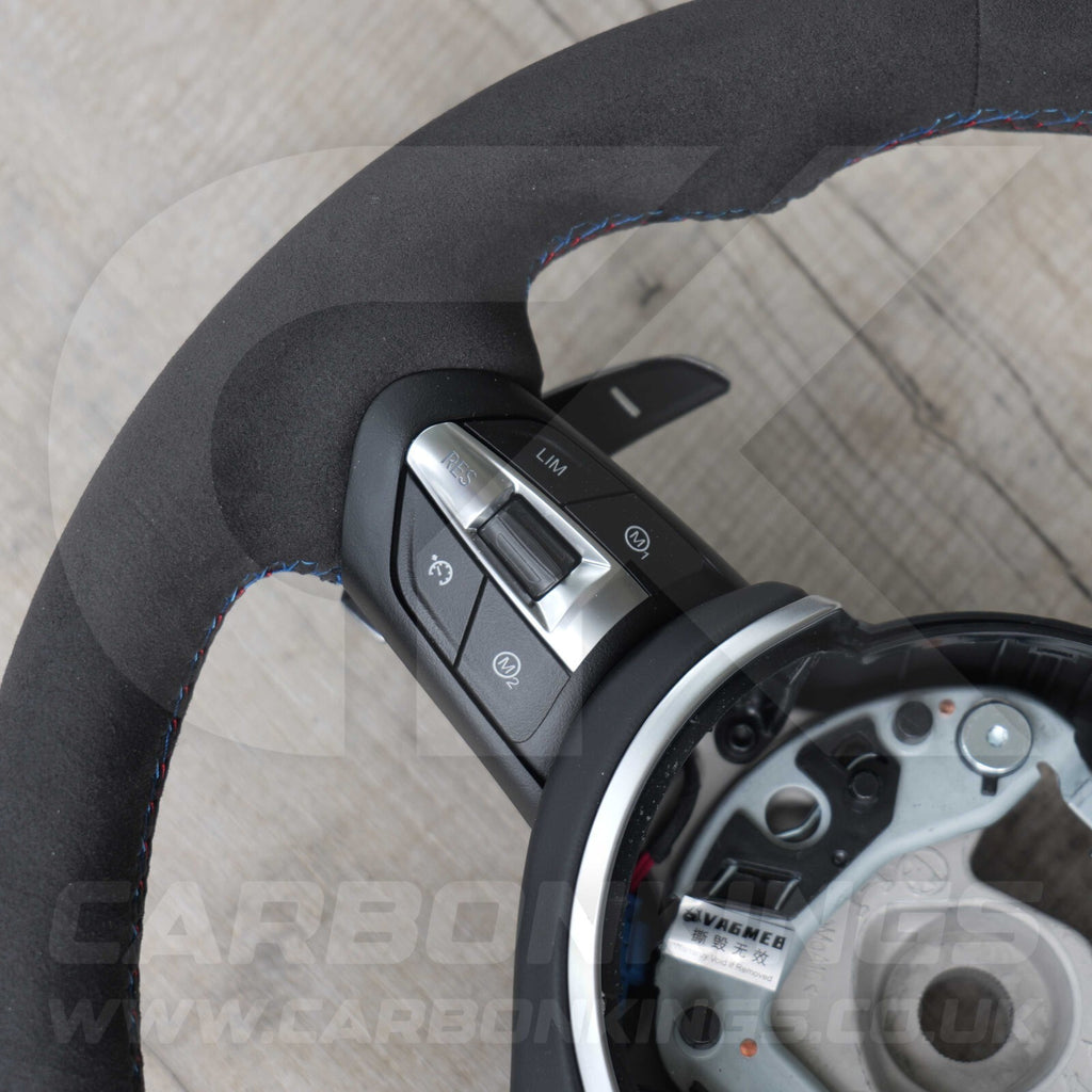 BMW Full Alcantara M Sport Suede Steering Wheel 3 4 X1 X3 X4 X5 X6 M2 M3 M4 F80