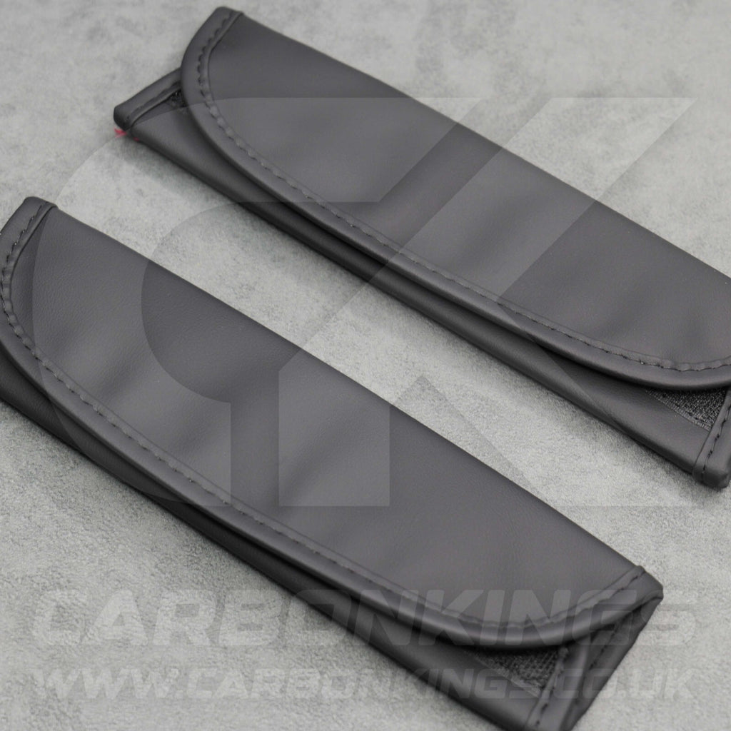 Fiat Abarth Luxury Leather Seatbelt Shoulder Cover Pad Protector for 124 500 595