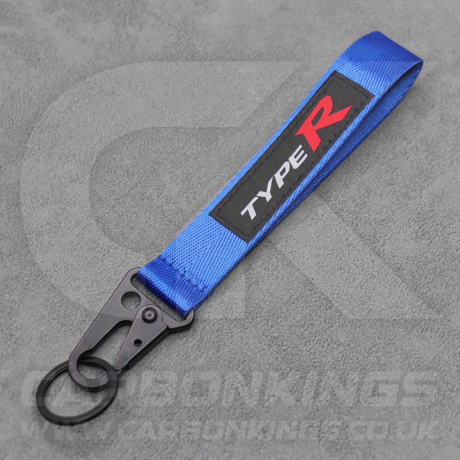 Honda Civic Type R Embroidered Nylon Car Key Ring Chain Premium EP3 FK2 FK8 FL5