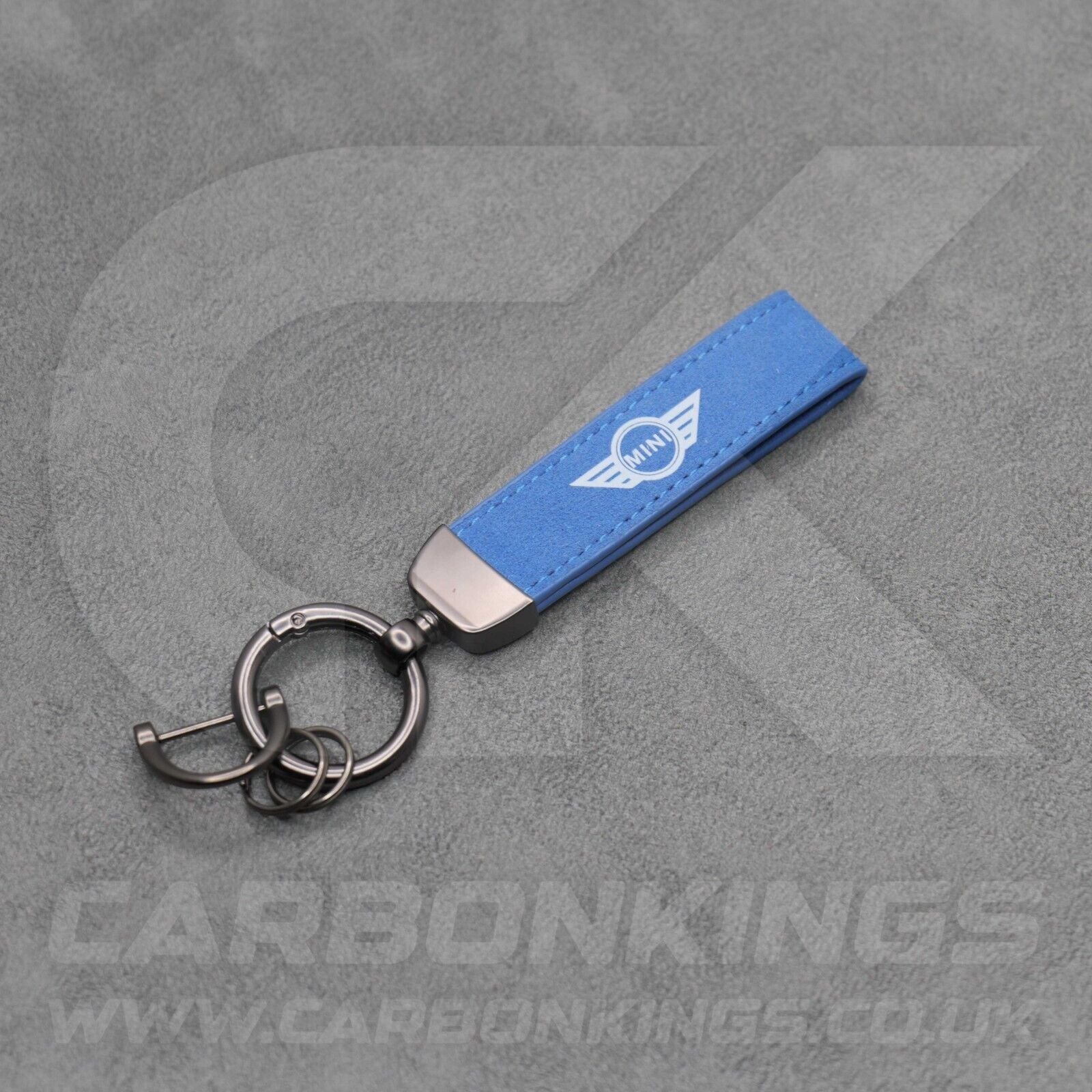 Mini Suede Key Ring Chain Cooper Countryman Aceman S Alcantara Premium Car