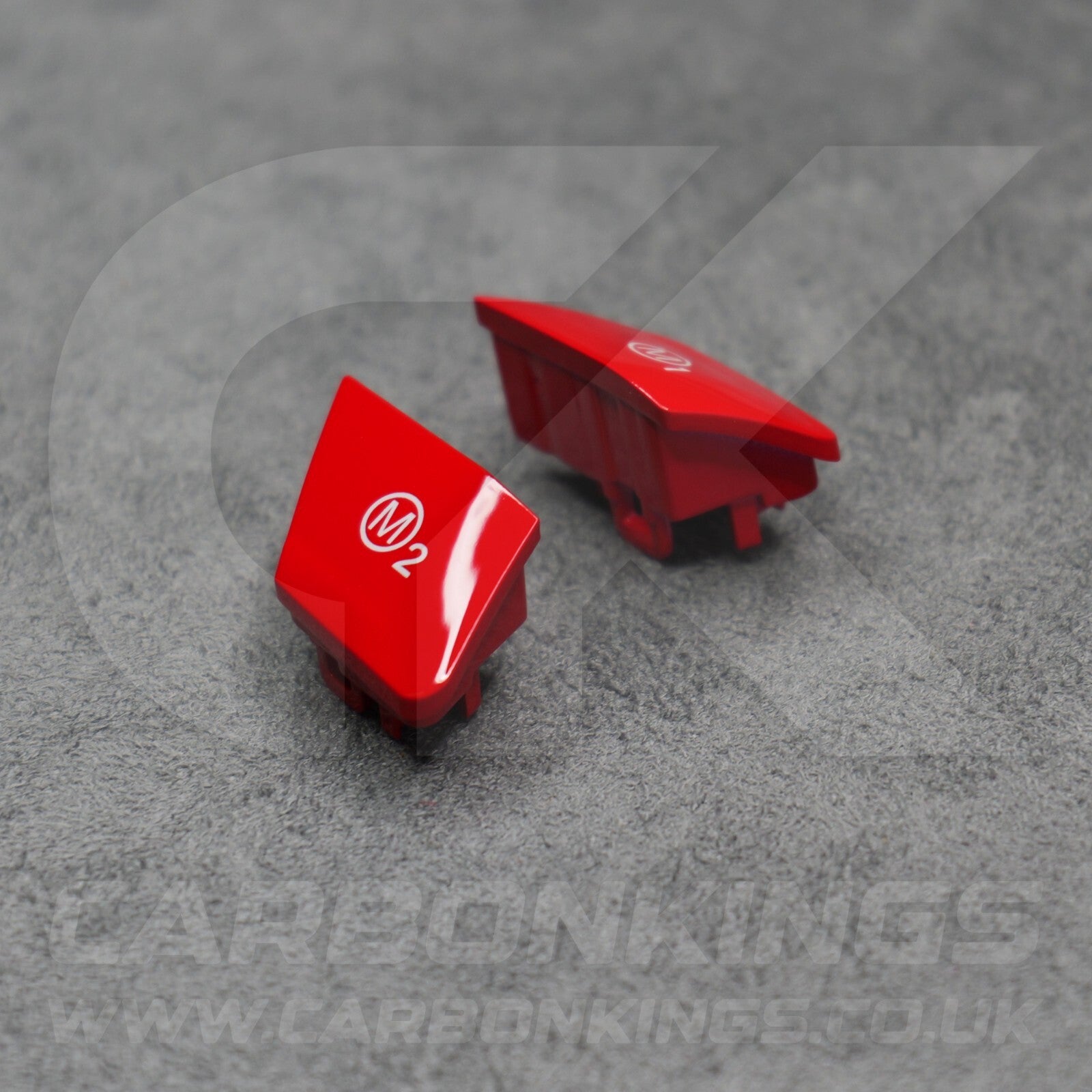 BMW Red M1 & M2 Buttons Set for M2 M3 M4 M5 M6 X5M X6M F80 F82 F83 F85 F87 F10