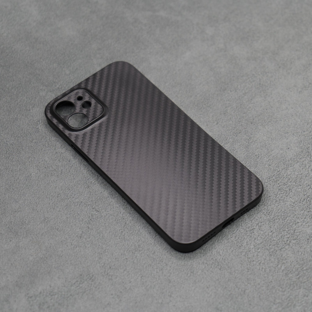 Carbon Fibre iPhone Case Apple Phone 11 12 13 14 15 16 Pro Max Plus Mini Thin