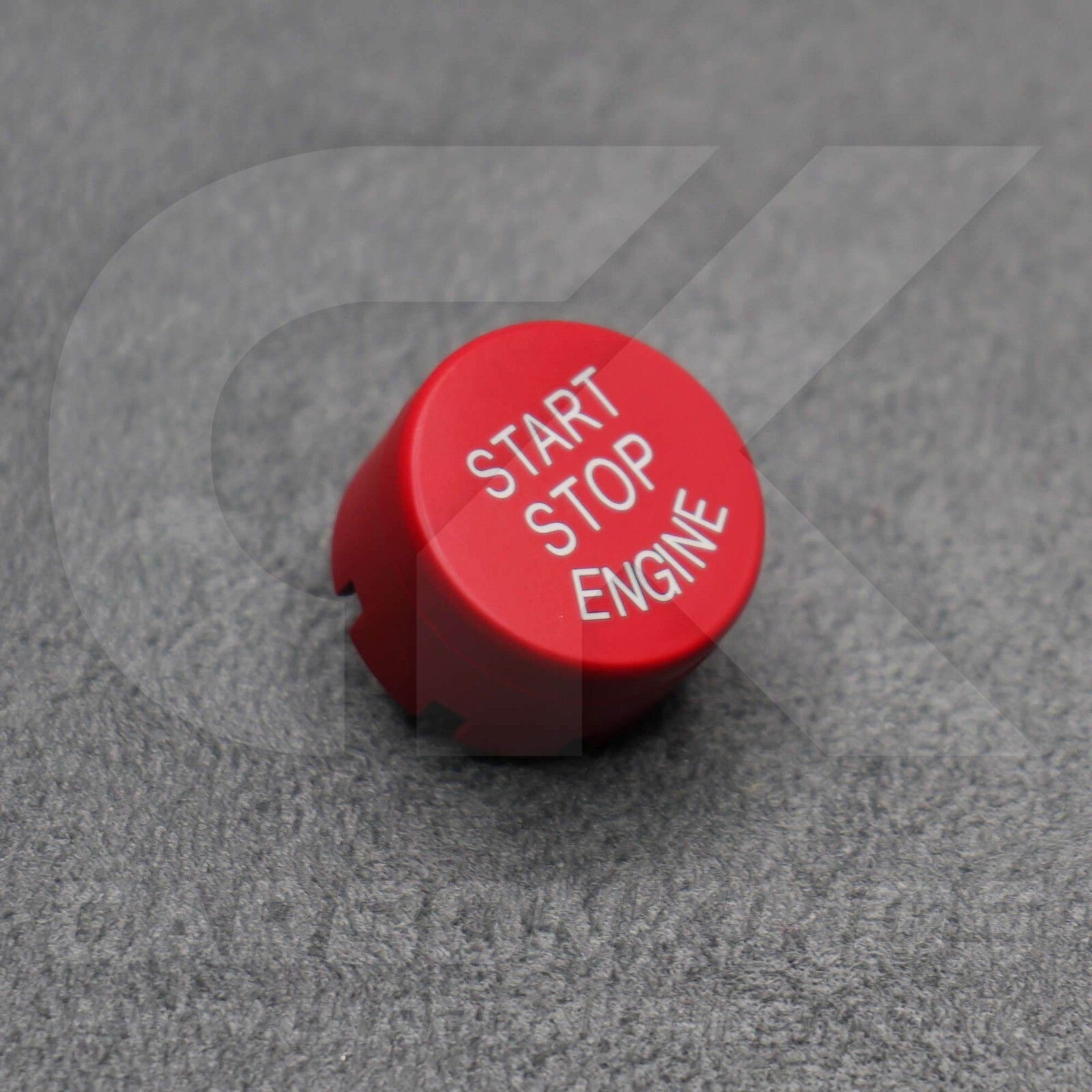 MATTE Red Start Stop Engine Button M2 M3 M4 M5 M6 M140i F20 F80 F82 F83 F85 F87