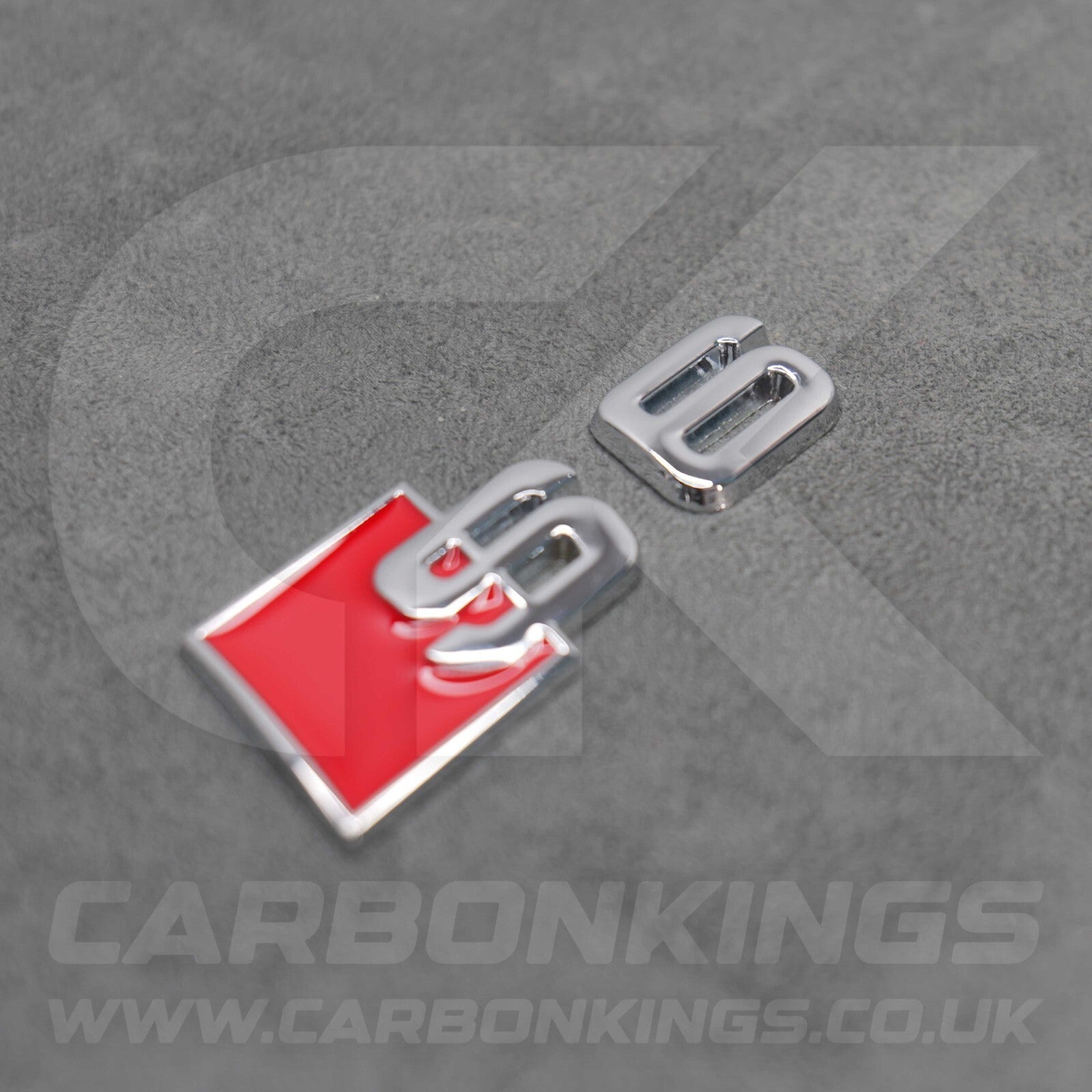 Audi S6 Silver Chrome Boot Rear Badge Letters Logo Emblem C4 C5 C6 C7 C7.5 C8