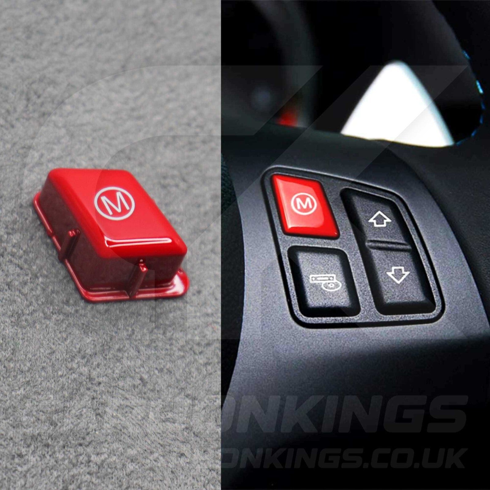 BMW Red M Steering Wheel Mode Button for E90 E92 E93 M3 4.0 V8 Coupe Convertible
