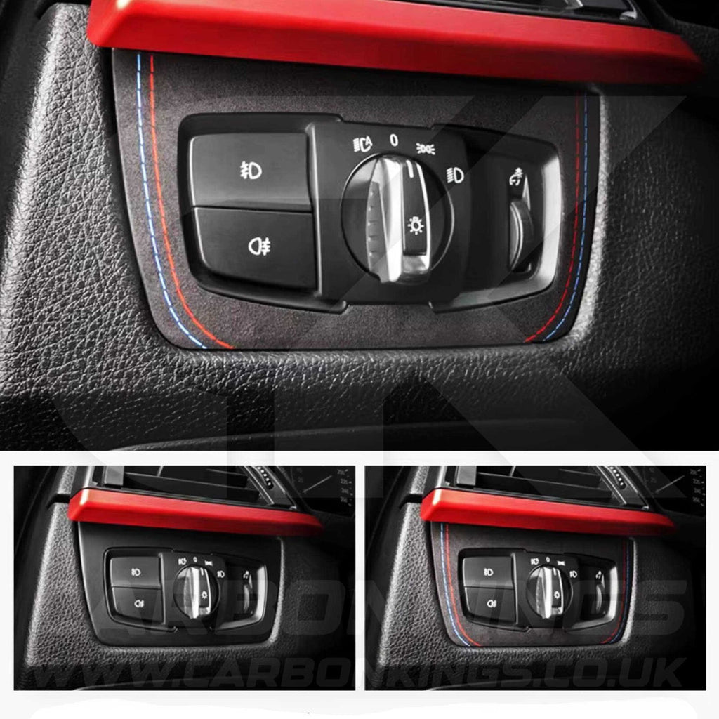 BMW Alcantara Suede Headlight Switch Trim for F30 F34 F80 M3 F82 M4 M5 F87 M2