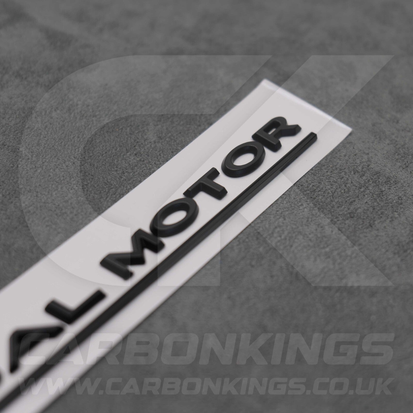 Tesla Matte Black Dual Motor Rear Boot Badge Letters Model S 3 X Y Performance