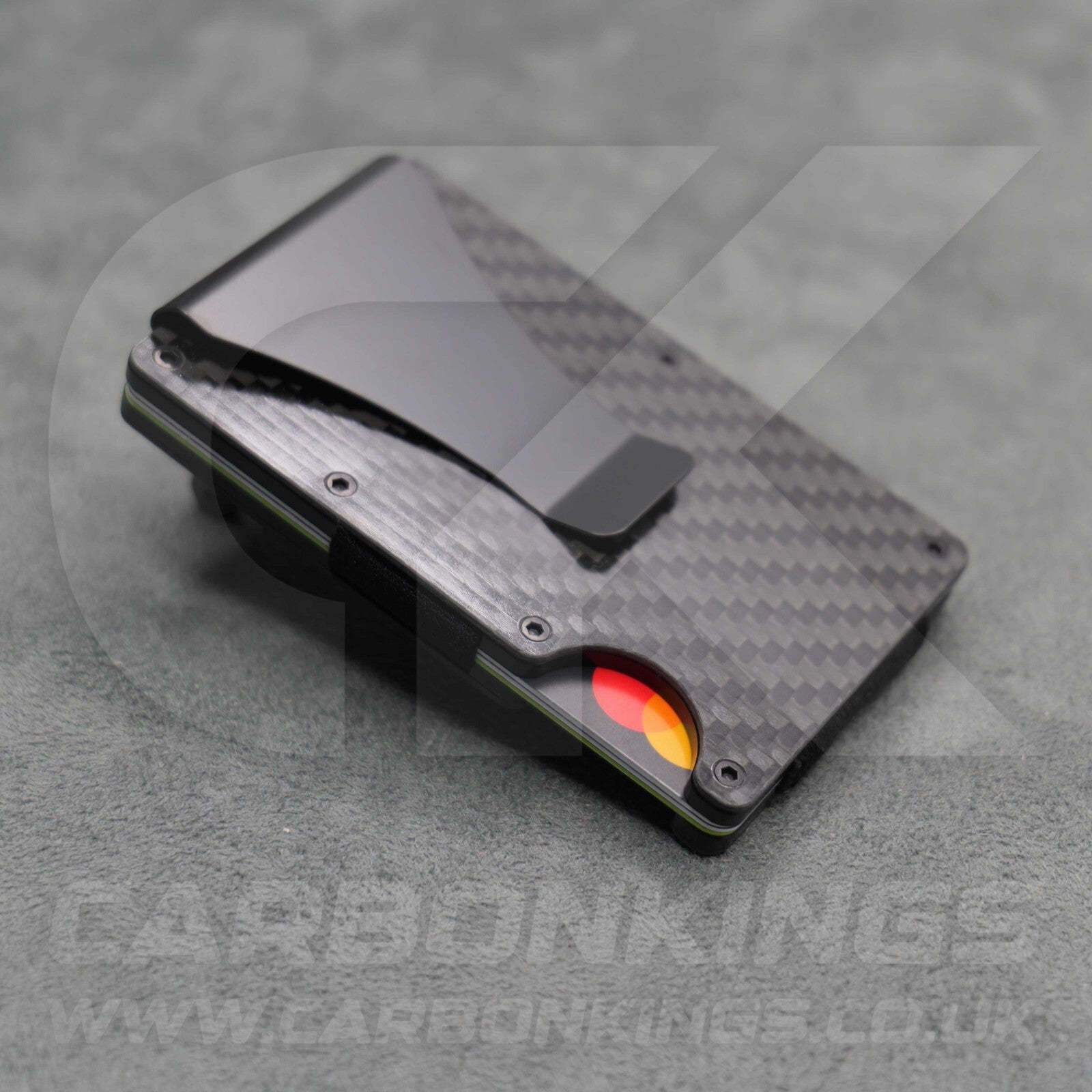 Genuine Carbon Fibre RFID Blocking Credit Debit Bank Card Holder Money Wallet
