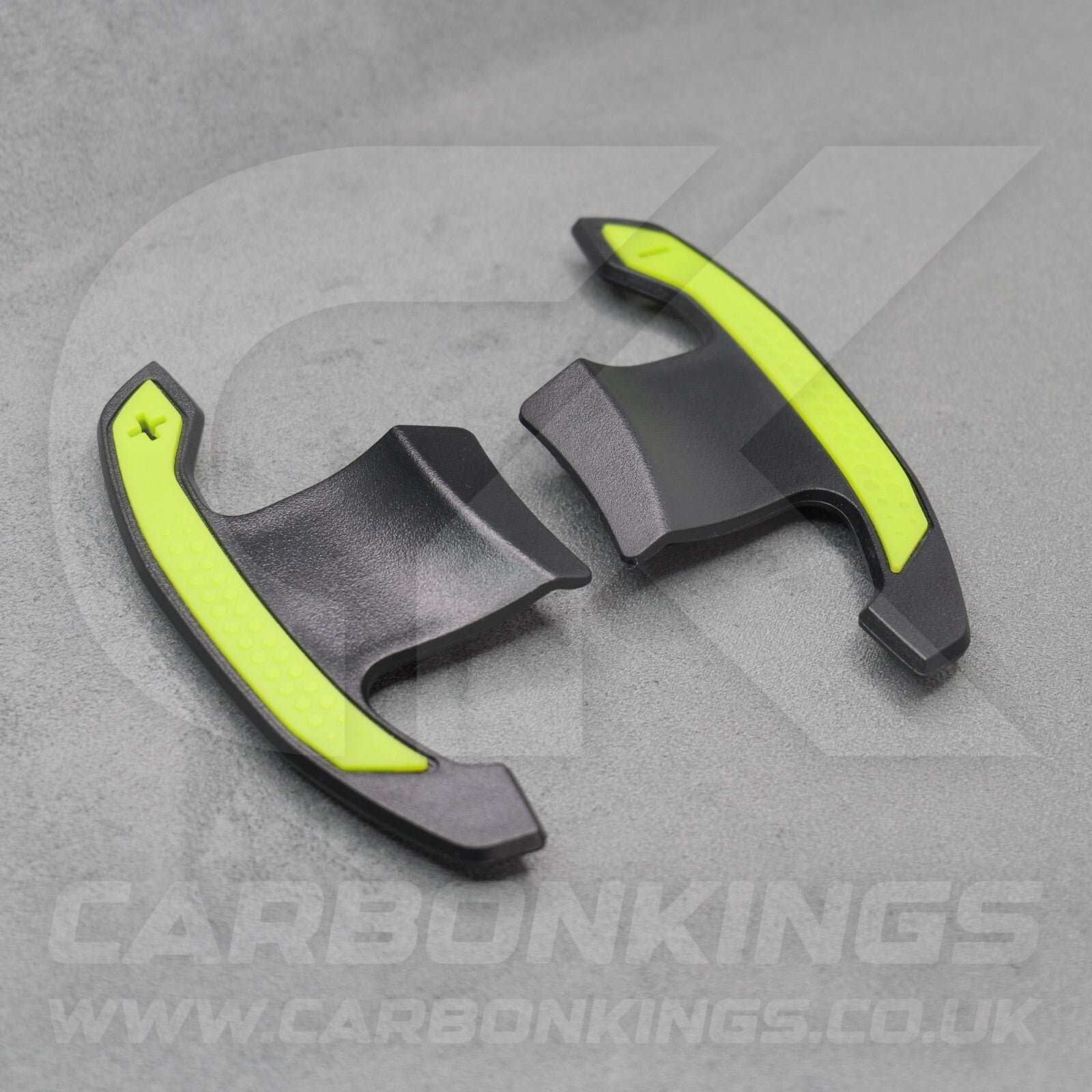 BMW Carbon Fibre / Yellow Gear Paddles Shifters F80 M3 F82 F83 M4 F87 M2 F30 G20