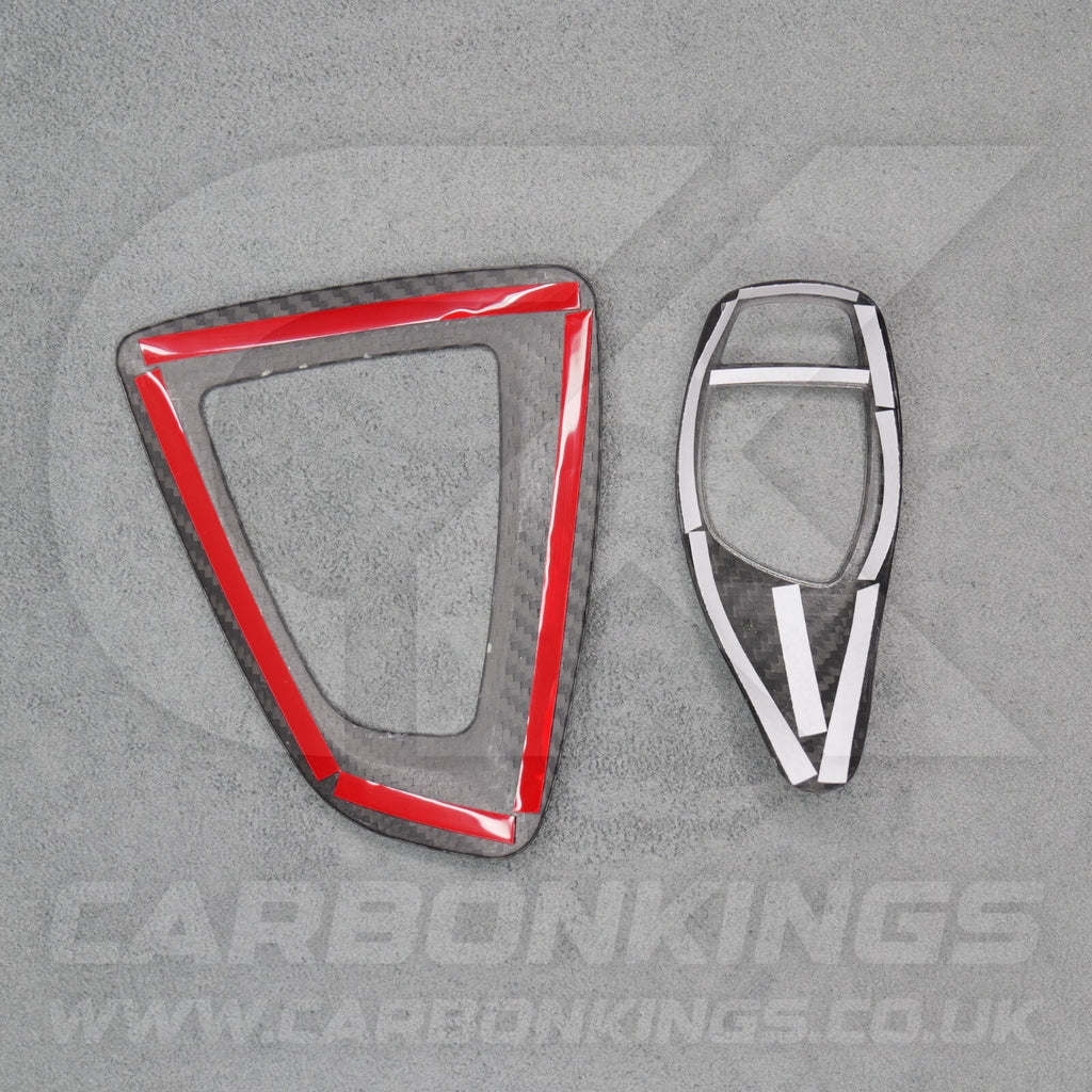 Genuine Carbon Fibre Gear Knob & Surround Trims BMW F20 M135i M140i M235i M240i