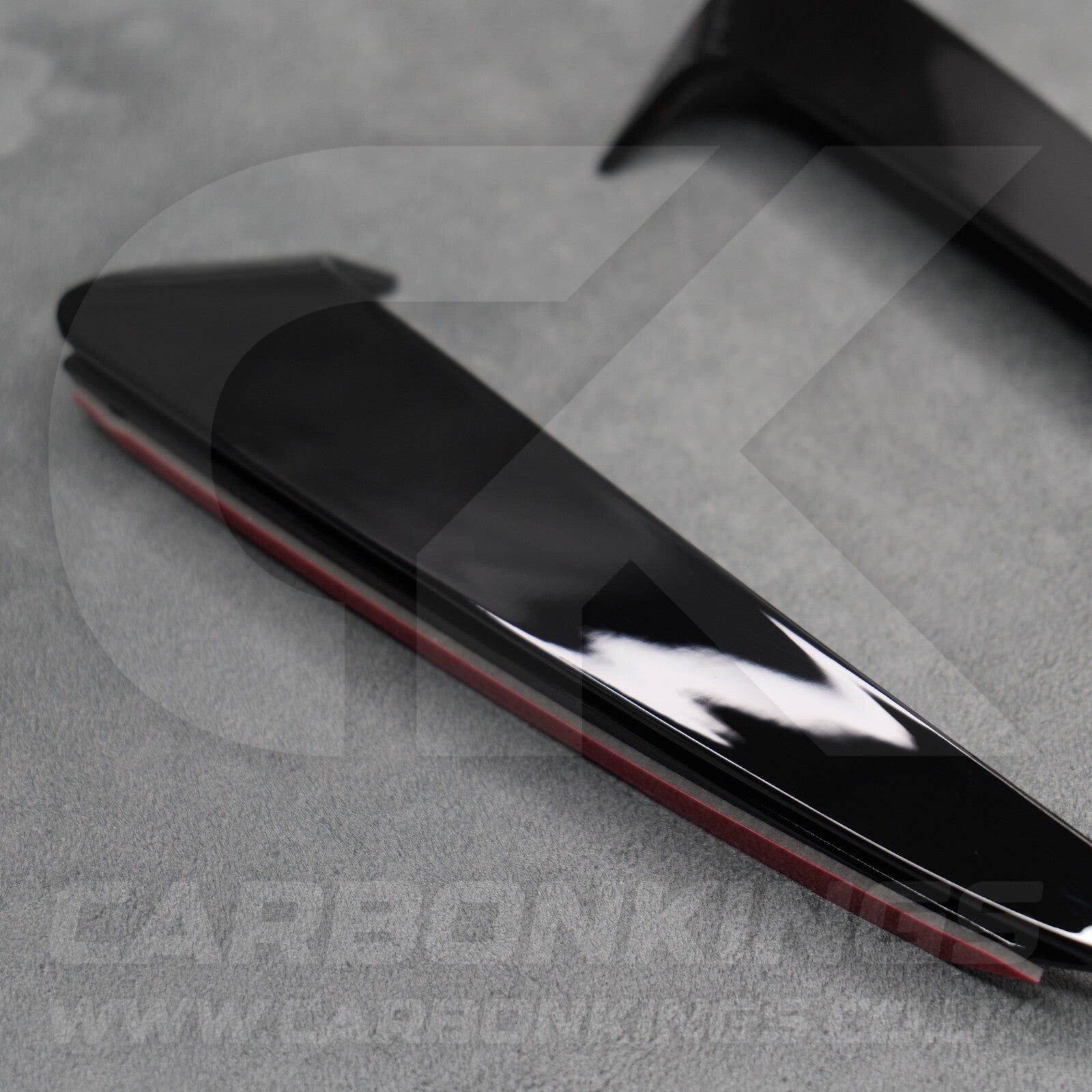 Mercedes C43 C63 Saloon Gloss Black Rear Bumper Side Vent Trims W205 C Class AMG