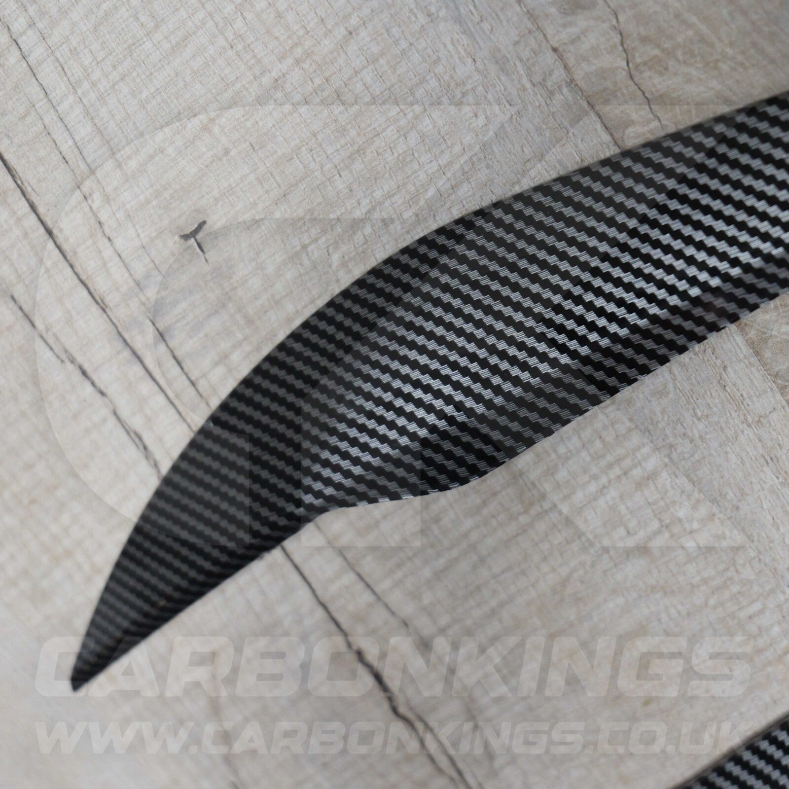 BMW Carbon Fibre Style Headlight Eyebrow Trims for 3 Series F30 F35 2013 - 2018