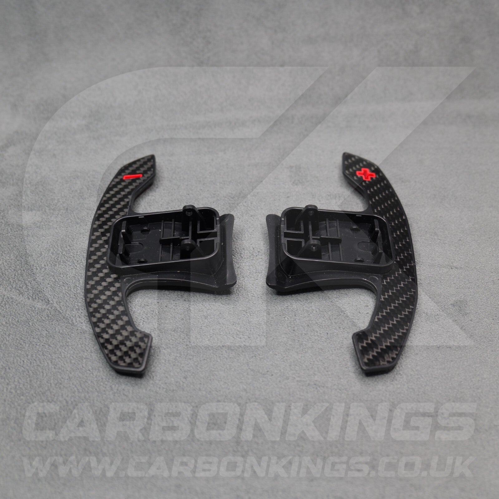 BMW Genuine Carbon Fibre & Red Gear Shifter Paddles F22 F23 F45 F46 F30 G20 G30