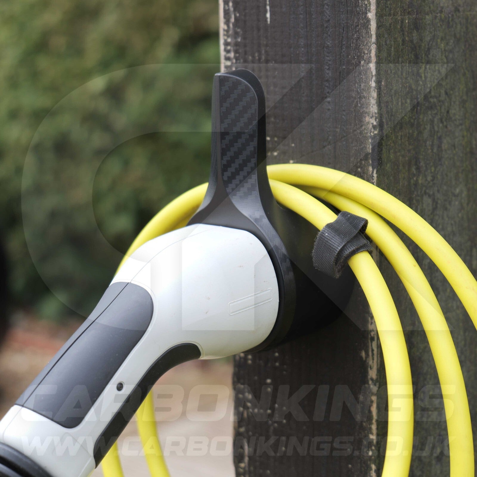 Carbon Fibre Type 2 Cable Electric EV Car Charger Cable Holder BMW Tesla BYD etc