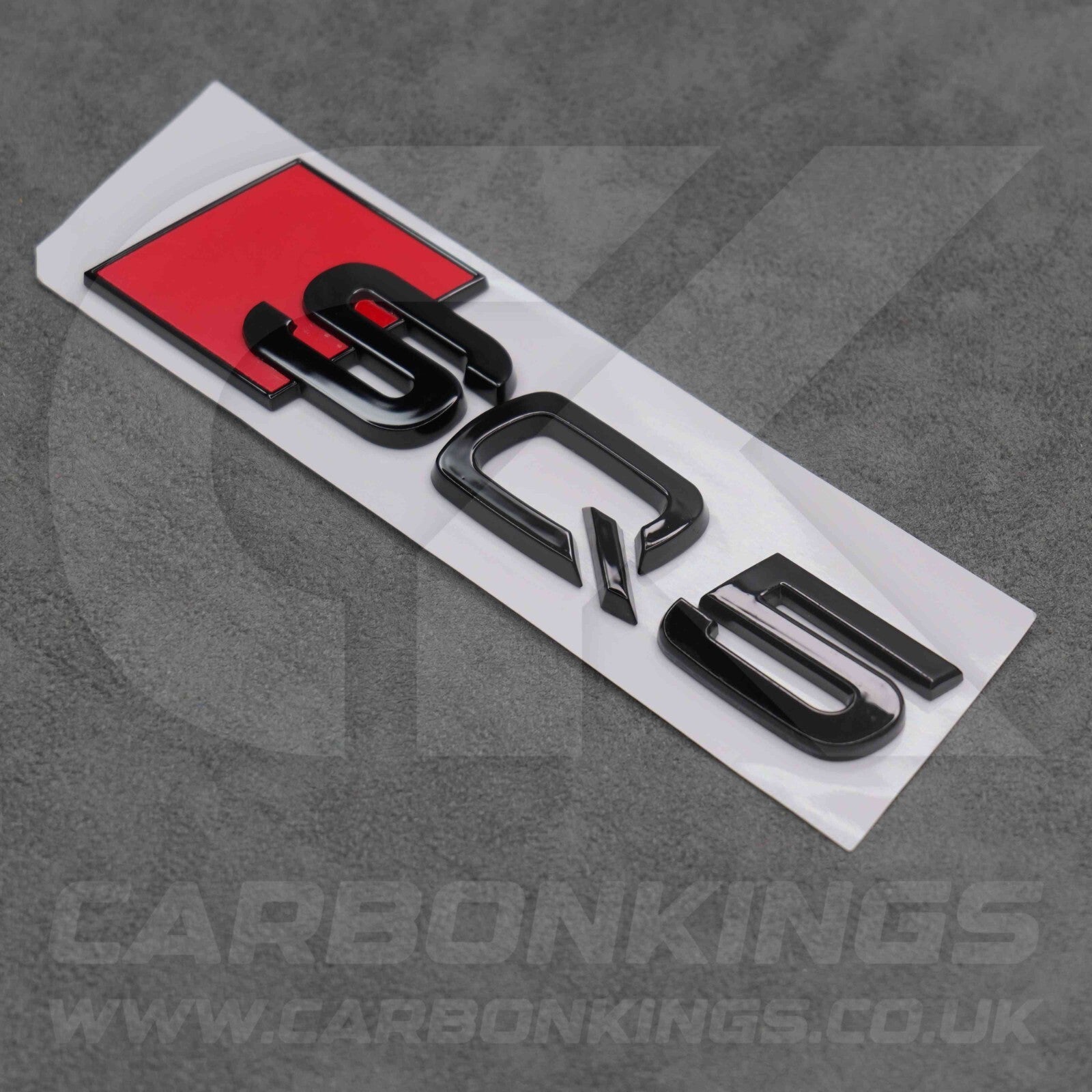 122 x 31mm Audi SQ5 Gloss Black Boot Rear Badge Letters Logo Emblem S 8R FY 80A