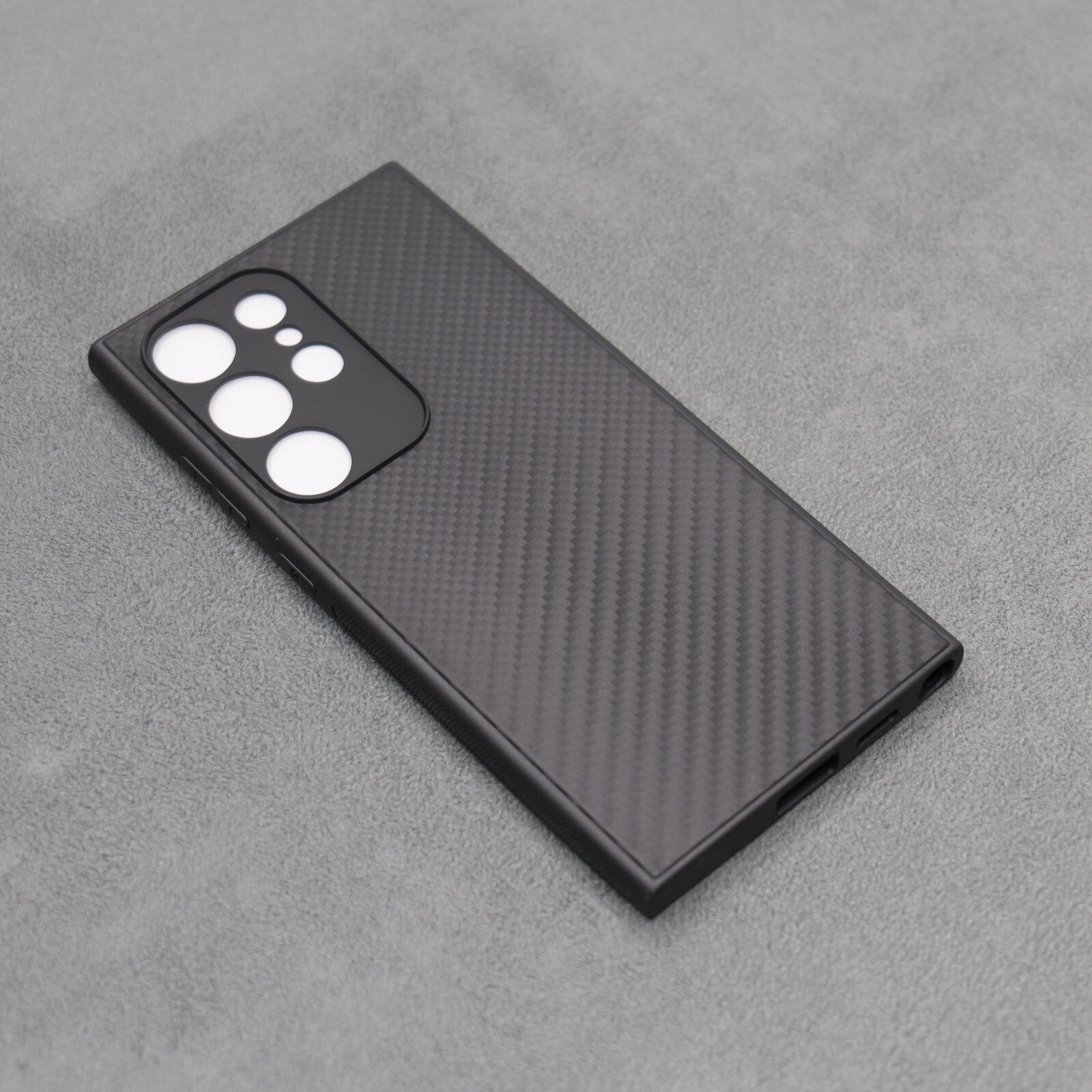 Carbon Fibre Thin Samsung Galaxy Phone Case S20 S21 S22 S23 S24 FE Plus Ultra +