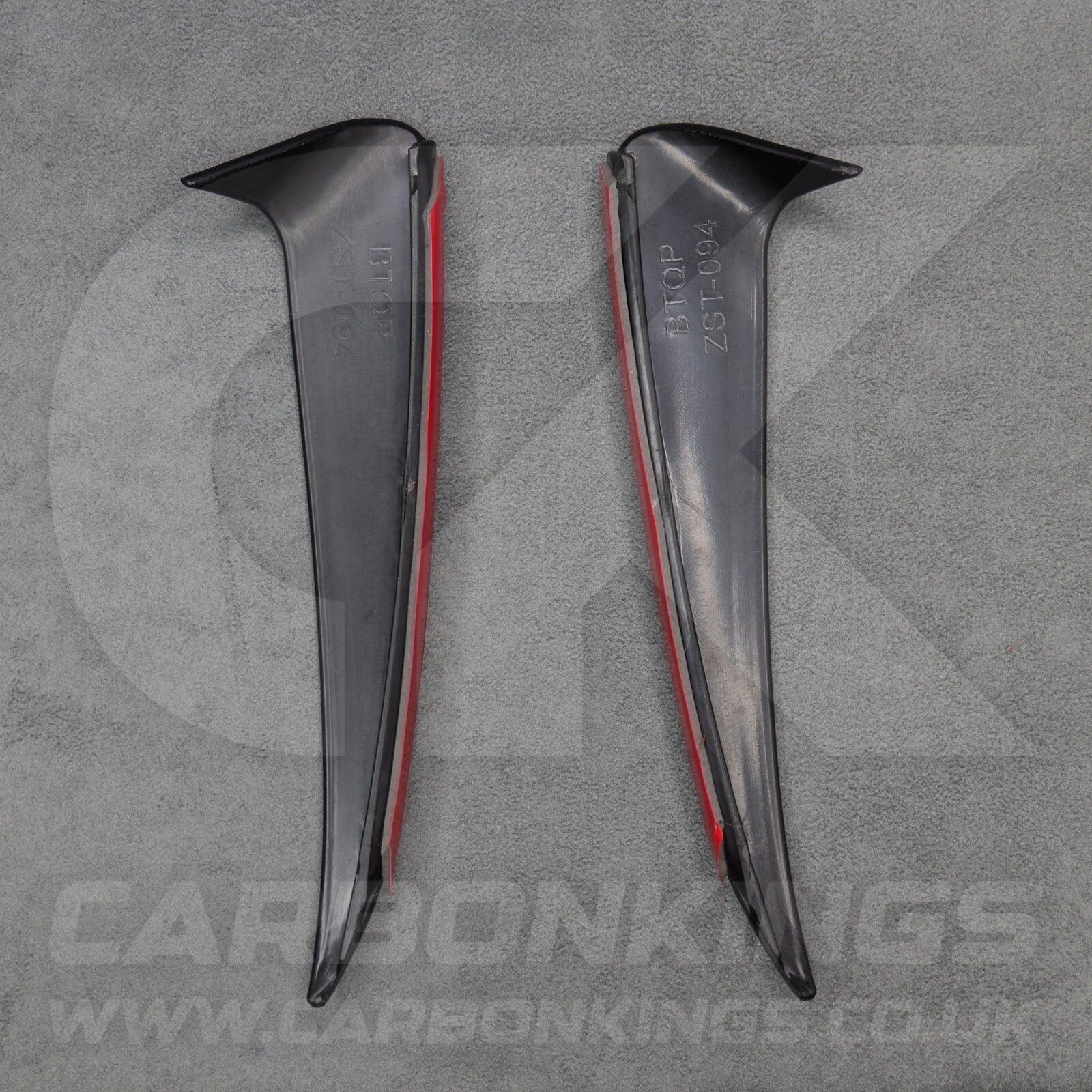 Mercedes C43 C63 Saloon Gloss Black Rear Bumper Side Vent Trims W205 C Class AMG