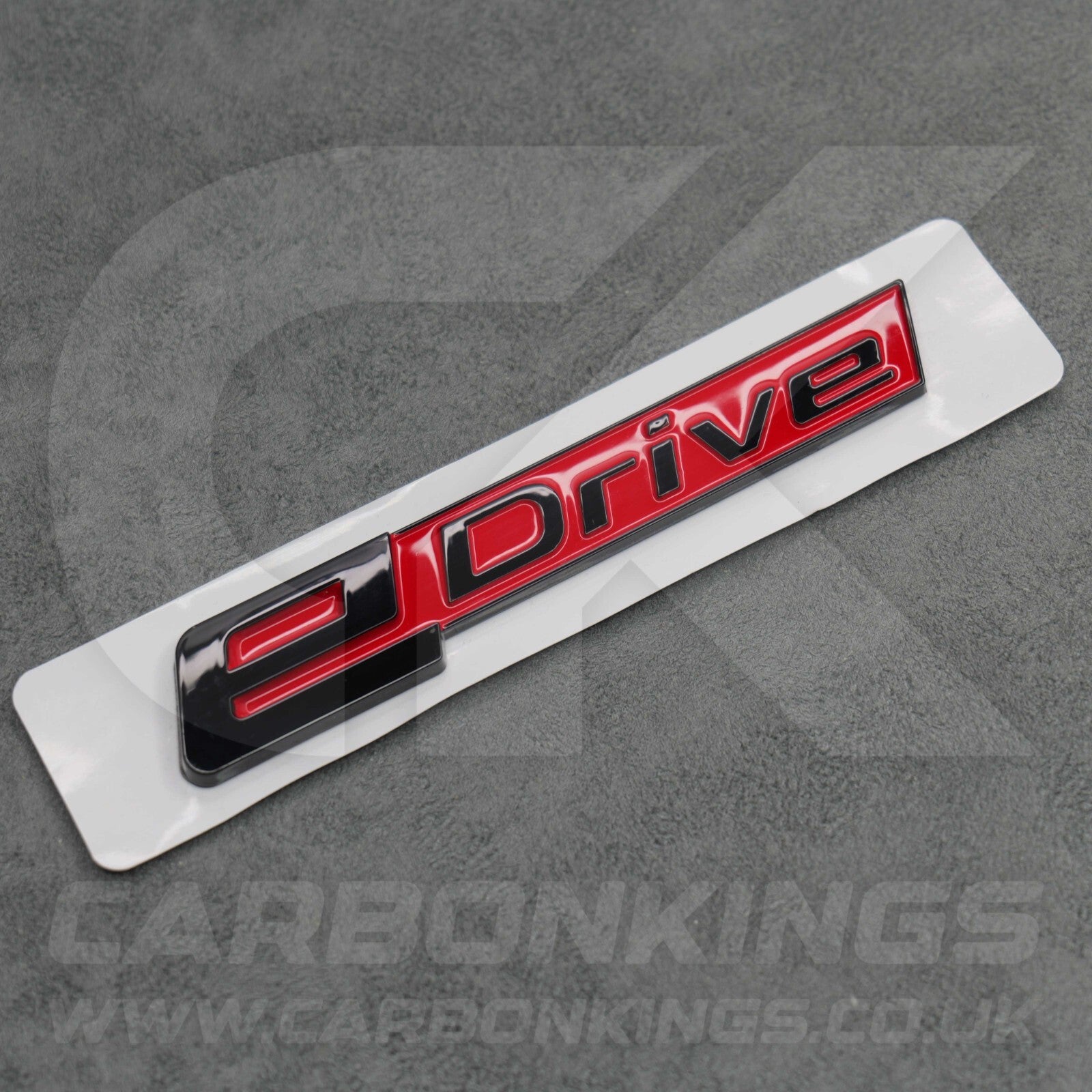 BMW Red & Black eDrive Rear Emblem Boot Badge Logo BMW i3 i3s i8 iX Electric