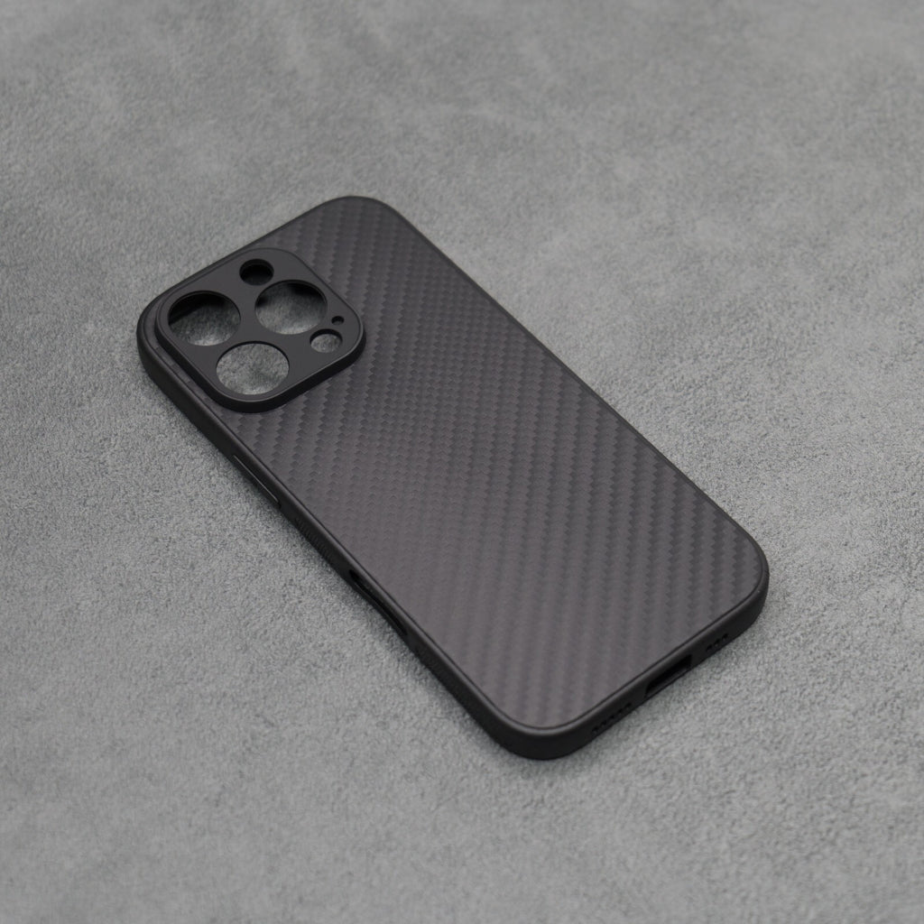Carbon Fibre iPhone Case Apple Phone 11 12 13 14 15 16 Pro Max Plus Mini Thin