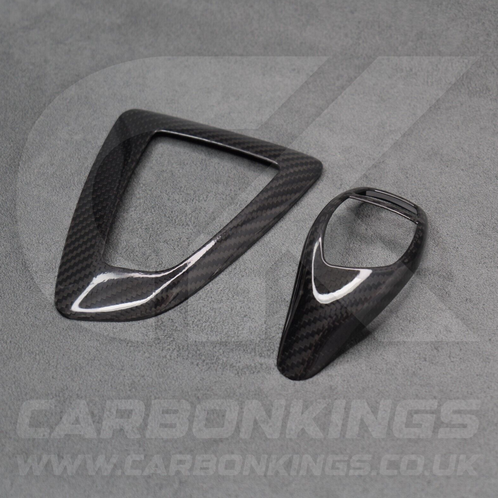 Genuine Carbon Fibre Gear Knob & Surround Trims BMW F20 M135i M140i M235i M240i